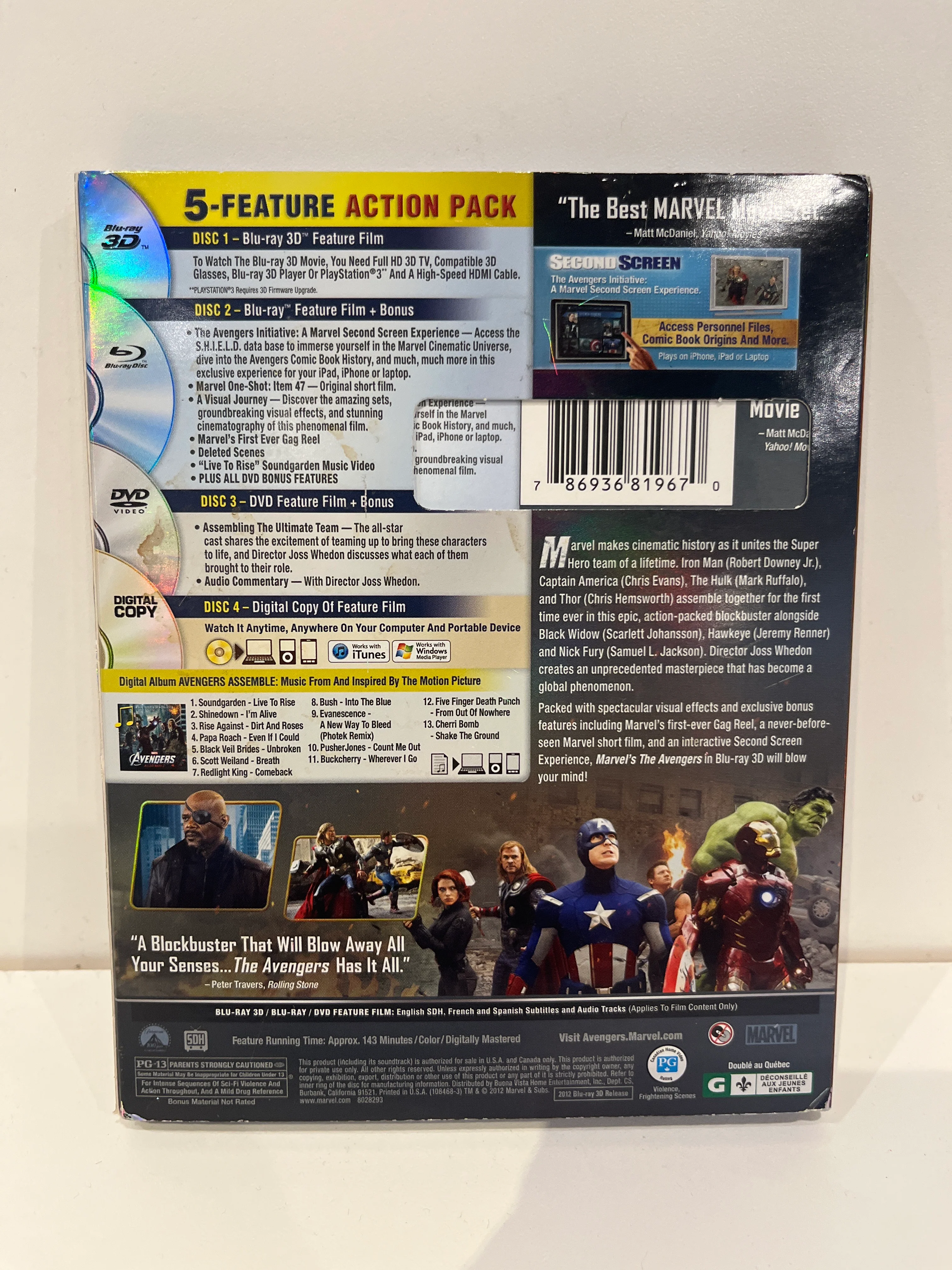 Marvel's The Avengers: 4-Disc Combo Pack - Blu-Ray - Image 2