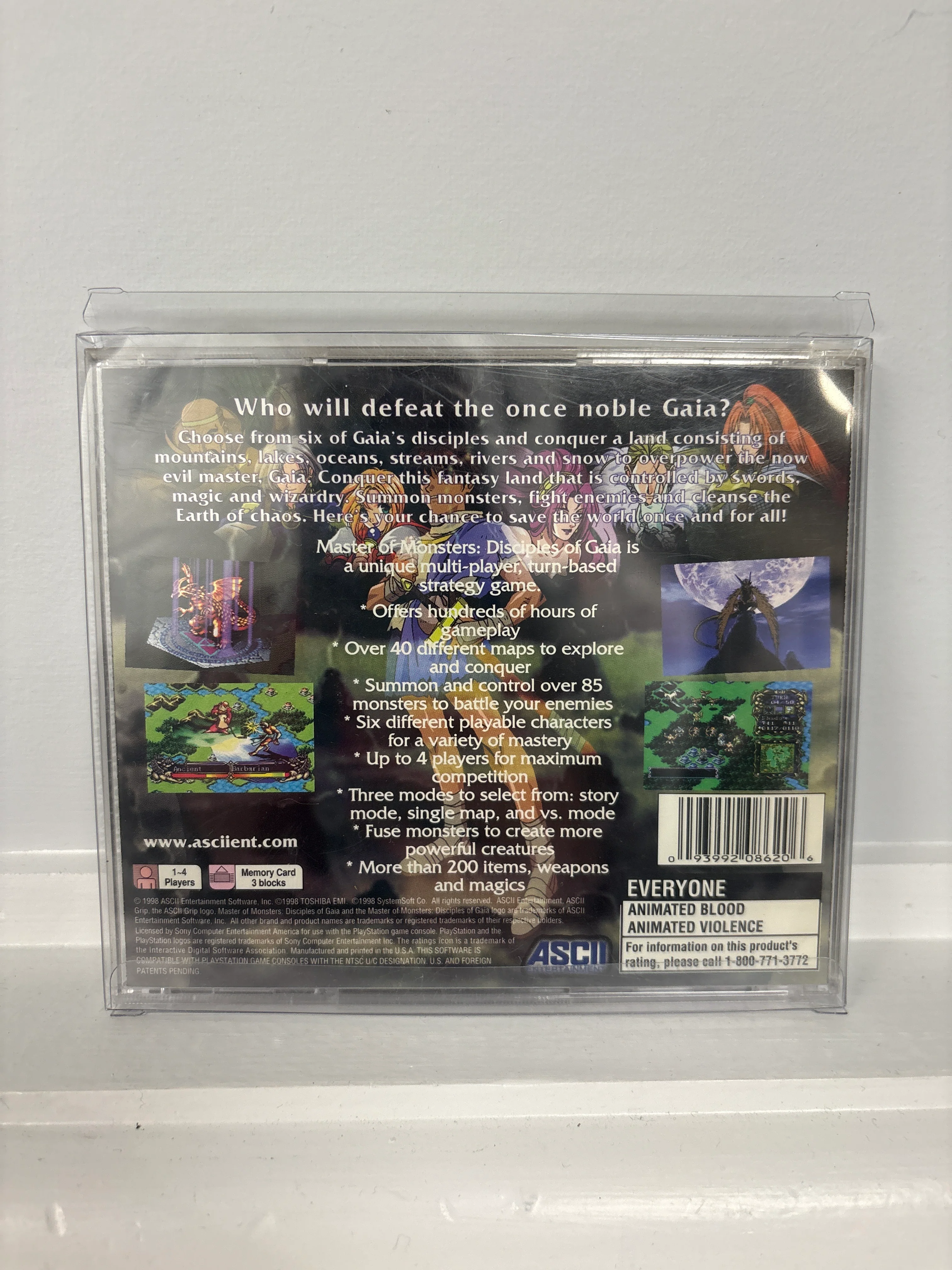 Master of Monsters Disciples of Gaia - Playstation - Image 2