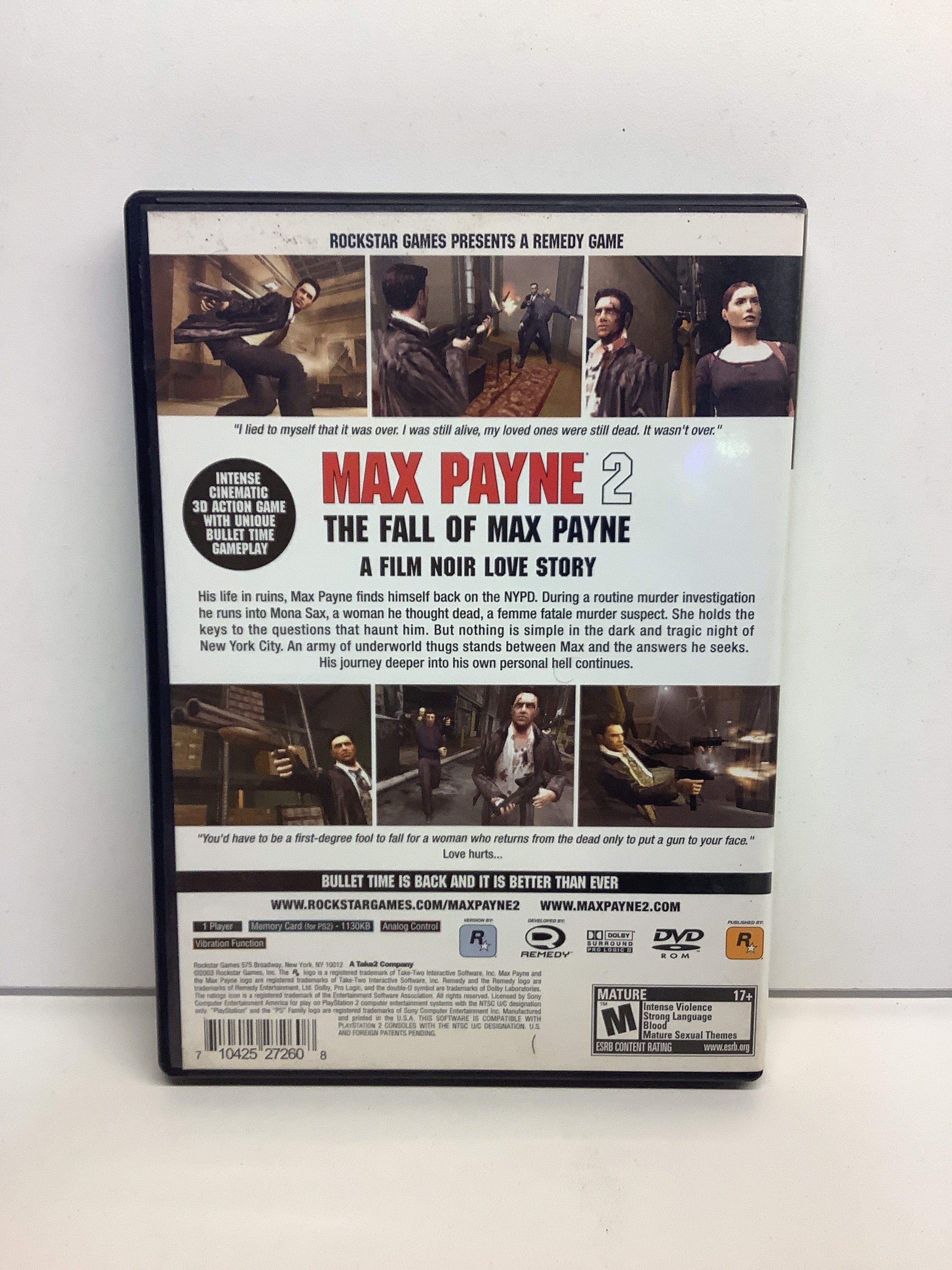 Max Payne 2 Fall of Max Payne - Playstation 2 - Image 3
