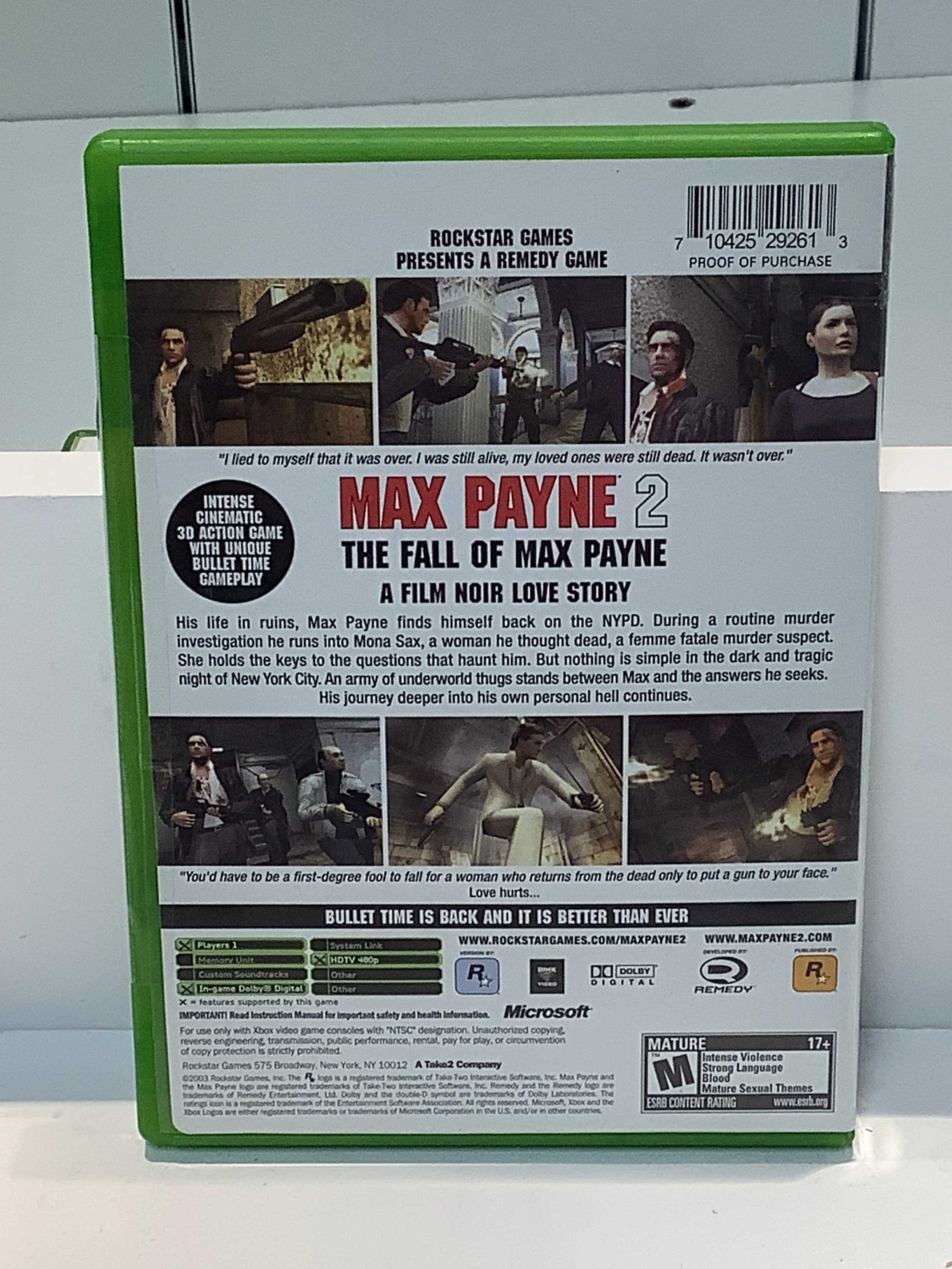 Max Payne 2 Fall of Max Payne - Xbox - Image 2