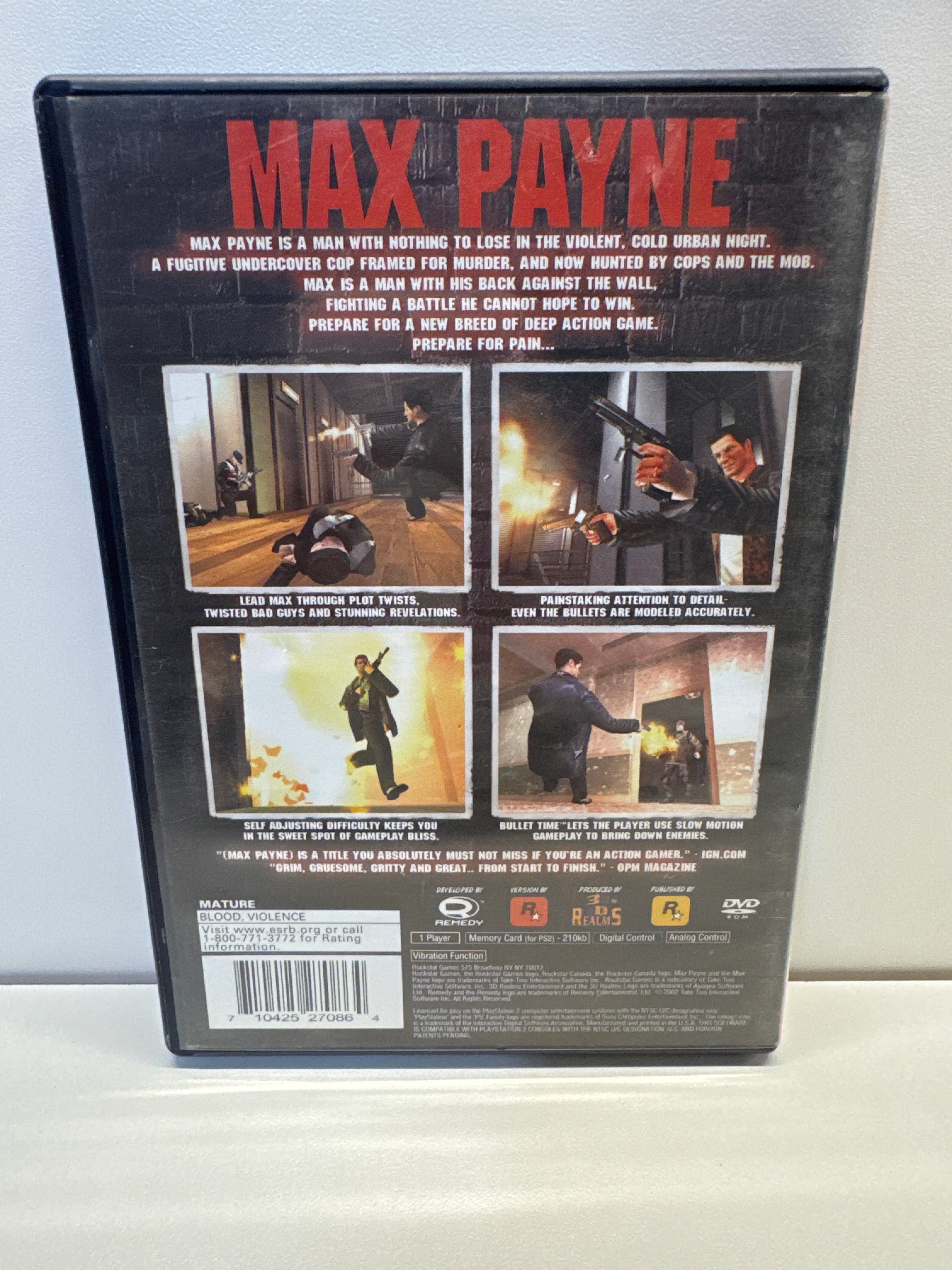 Max Payne [Greatest Hits] - Playstation 2 - Image 2