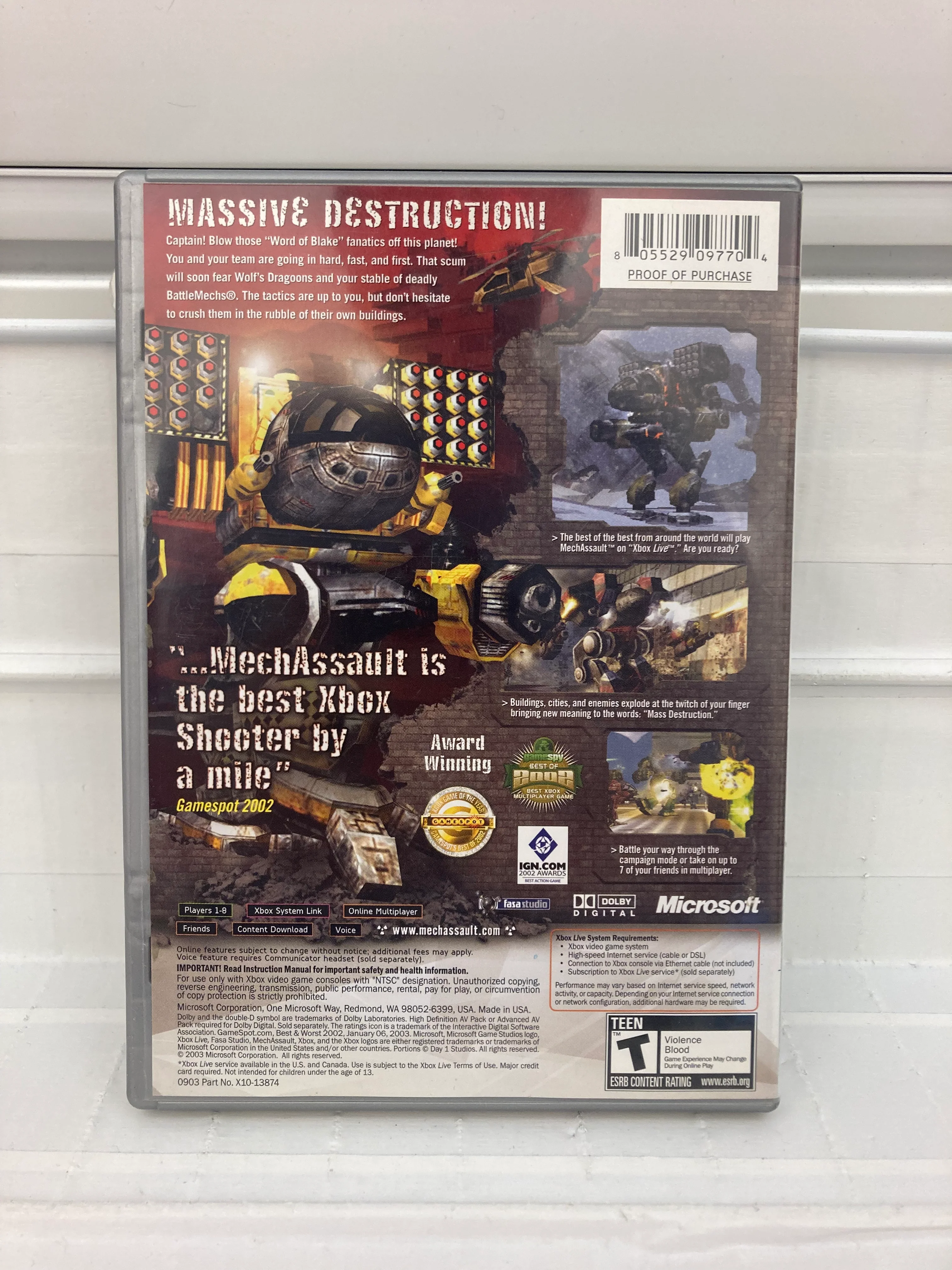 MechAssault [Platinum Hits] - Xbox - Image 2