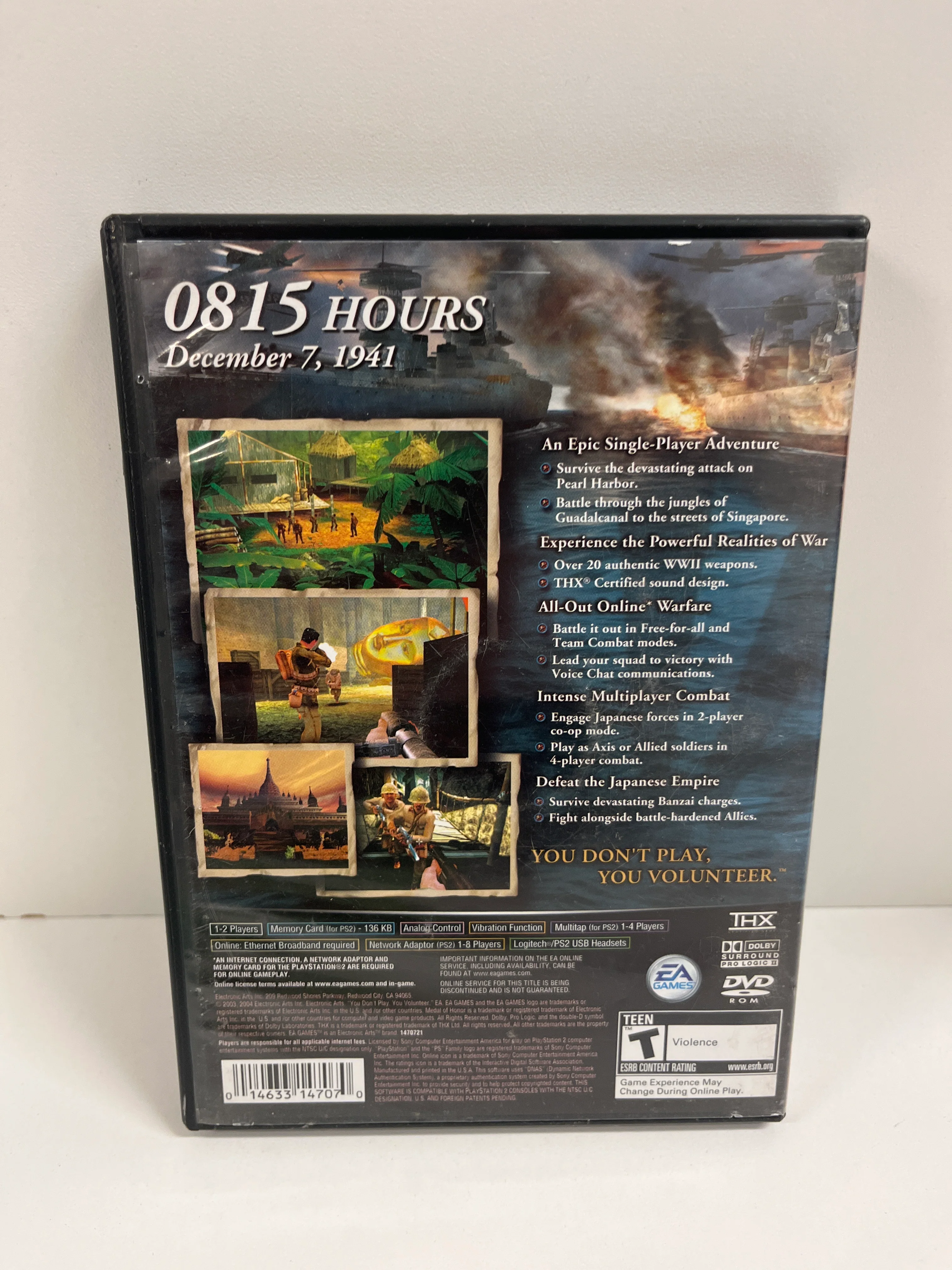 Medal of Honor Rising Sun [Greatest Hits] - Playstation 2 - Image 2