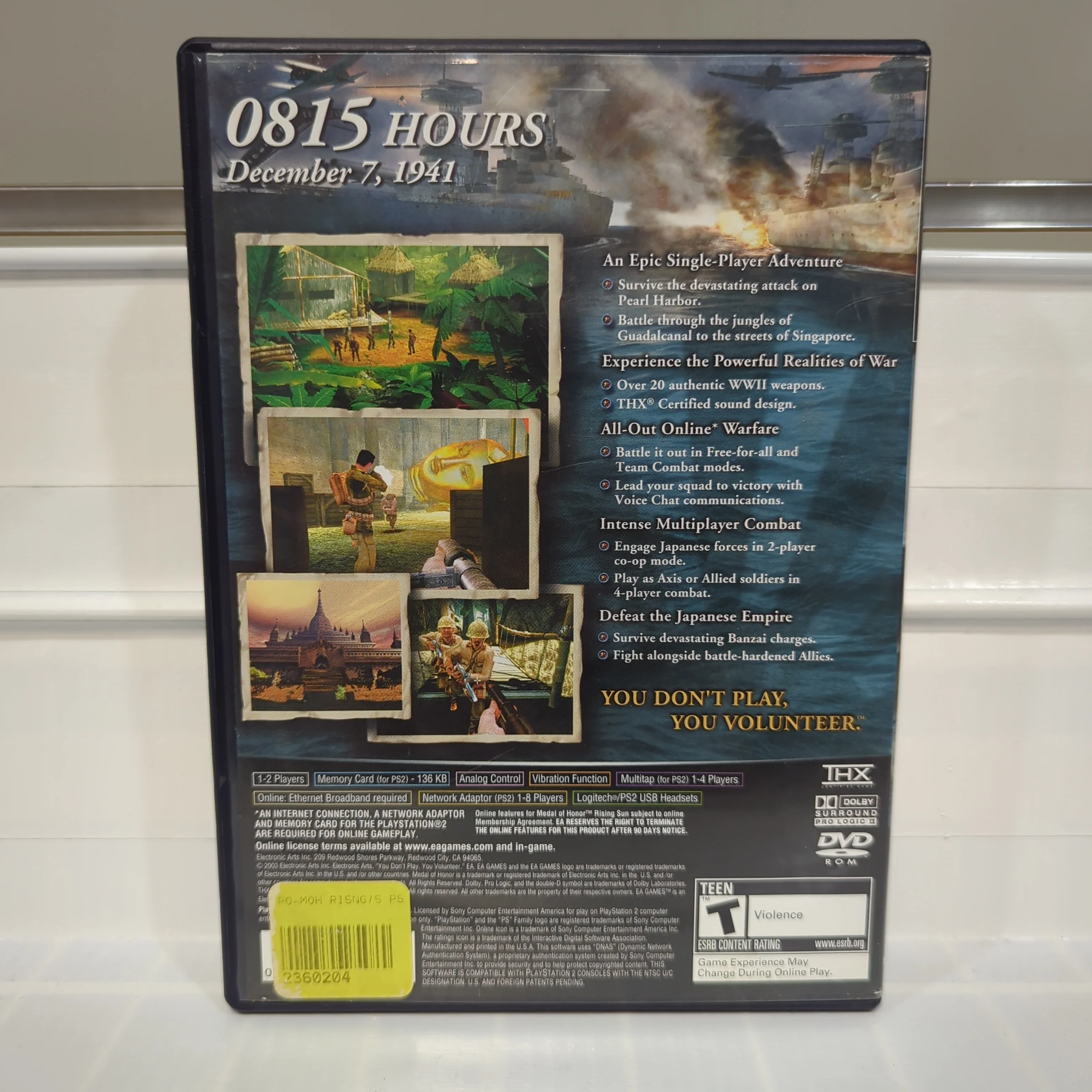 Medal of Honor Rising Sun - Playstation 2 - Image 2
