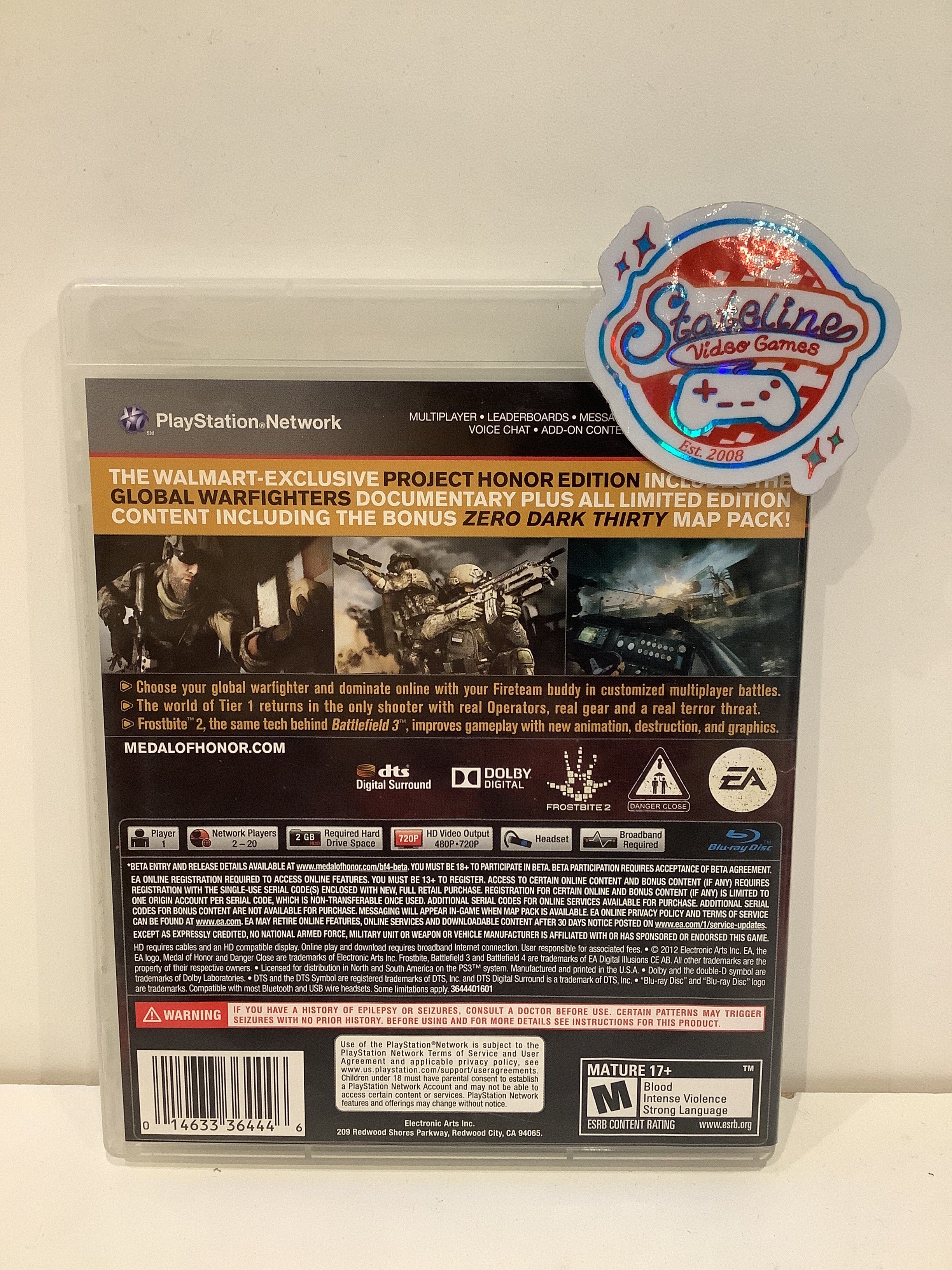 Medal of Honor Warfighter [Project Honor Edition] - Playstation 3 - Image 2