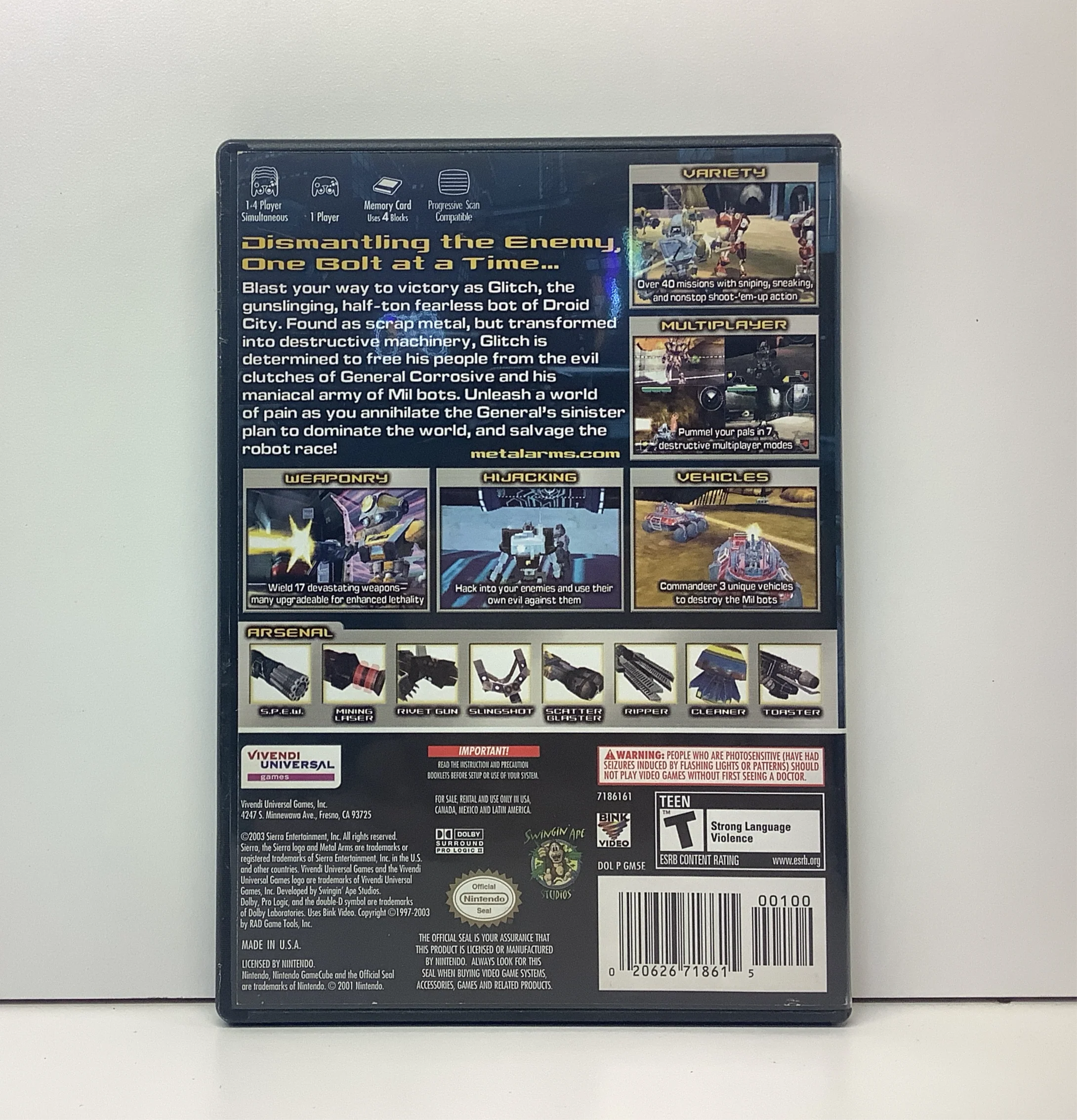 Metal Arms Glitch in the System - Gamecube - Image 2
