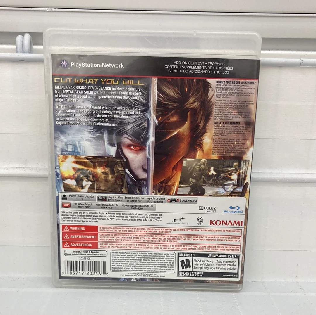 Metal Gear Rising: Revengeance - Playstation 3 - Image 2