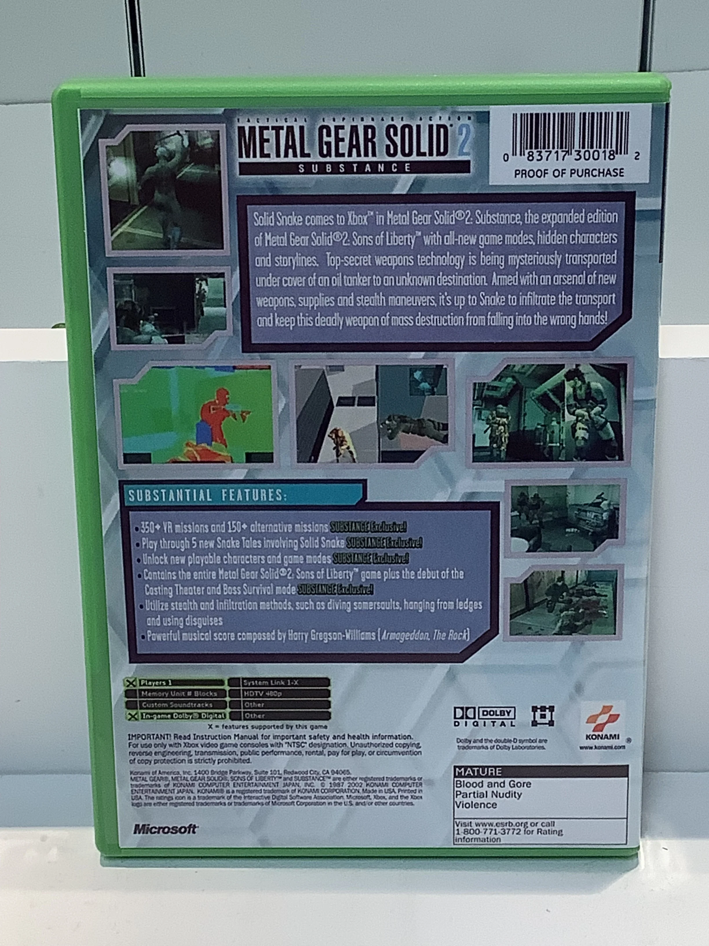 Metal Gear Solid 2: Substance - Xbox - Image 2