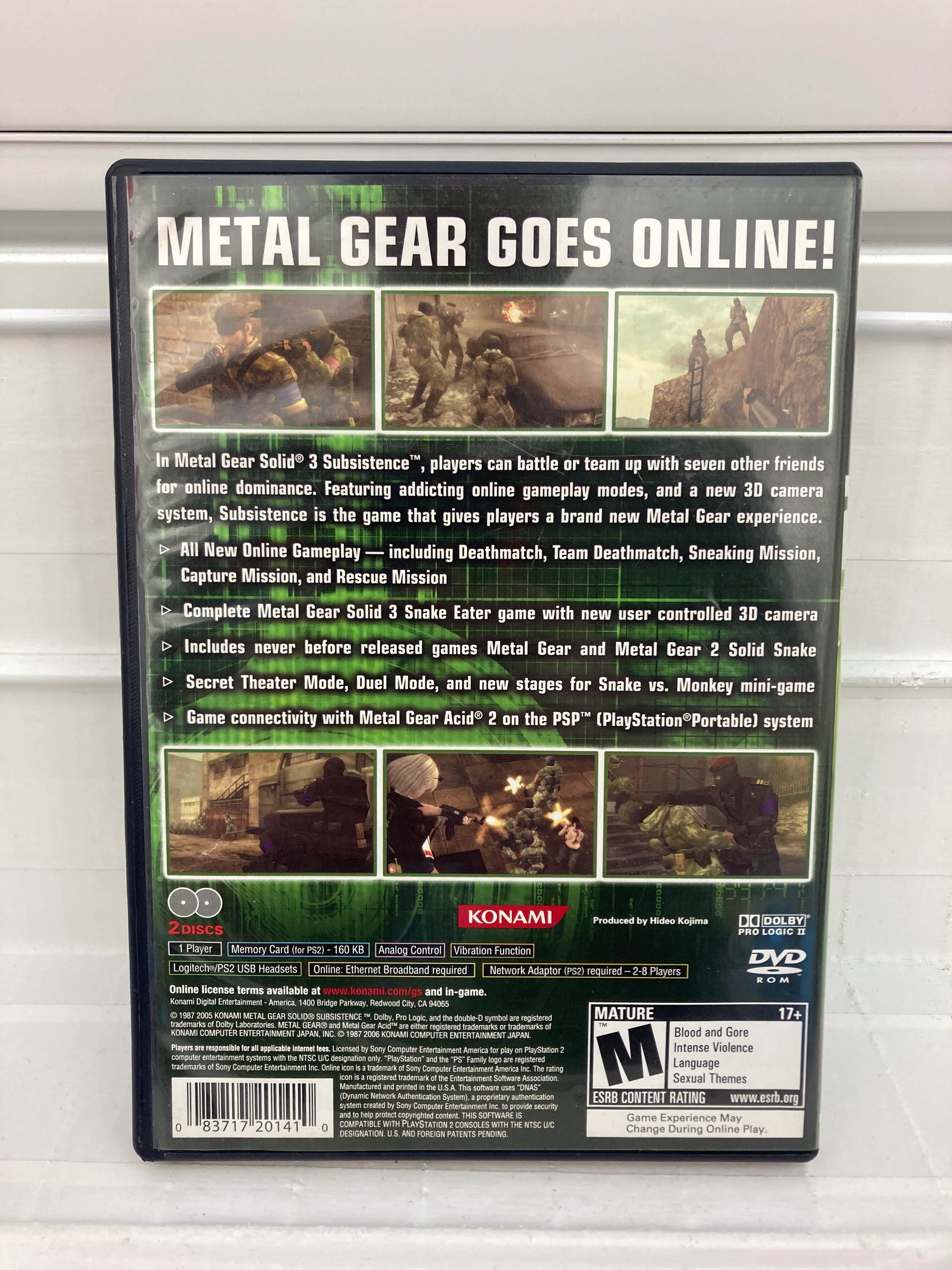 Metal Gear Solid 3 Subsistence - Playstation 2 - Image 2