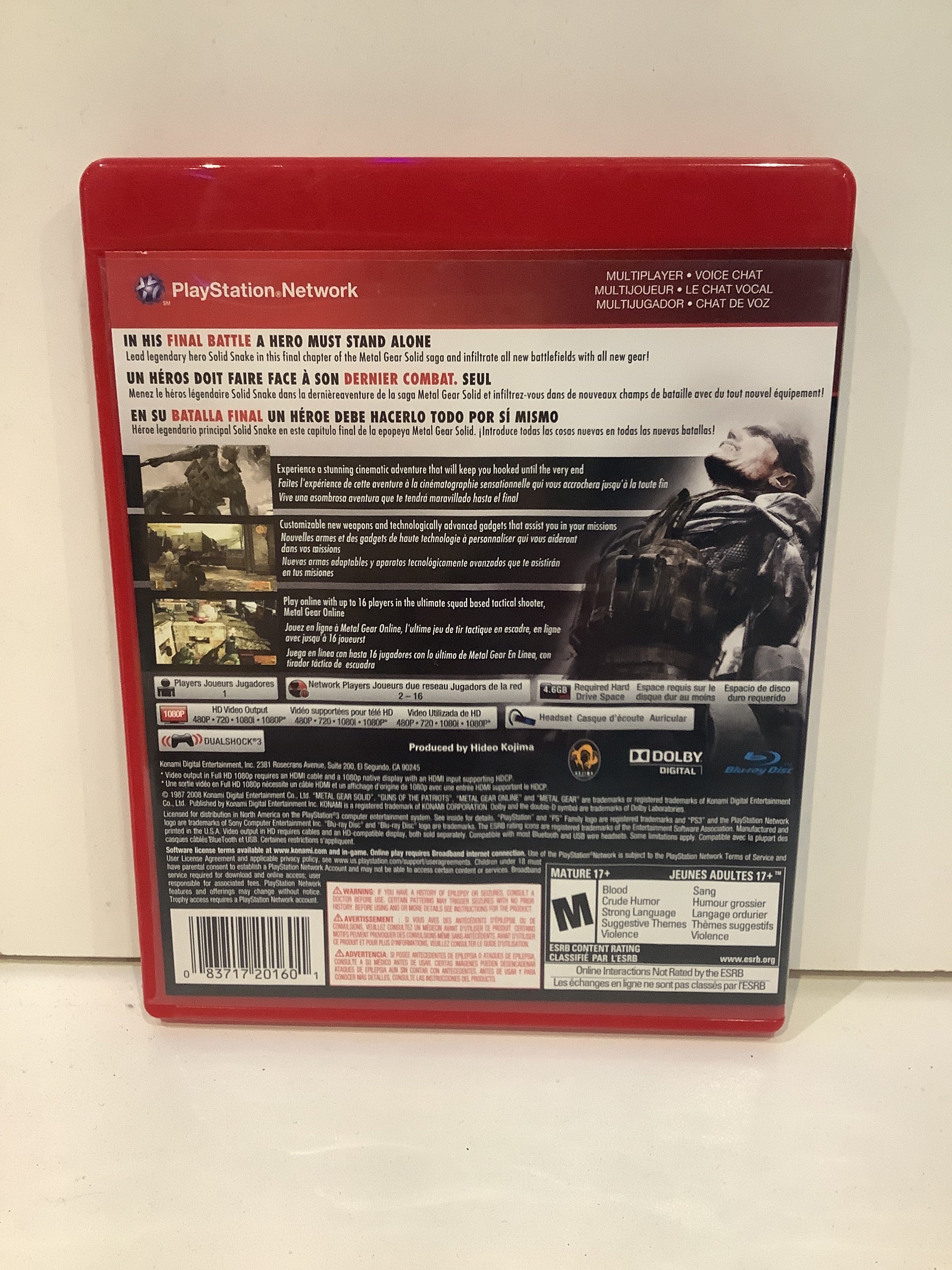 Metal Gear Solid 4 Guns of the Patriots [Greatest Hits] - Playstation 3 - Image 2