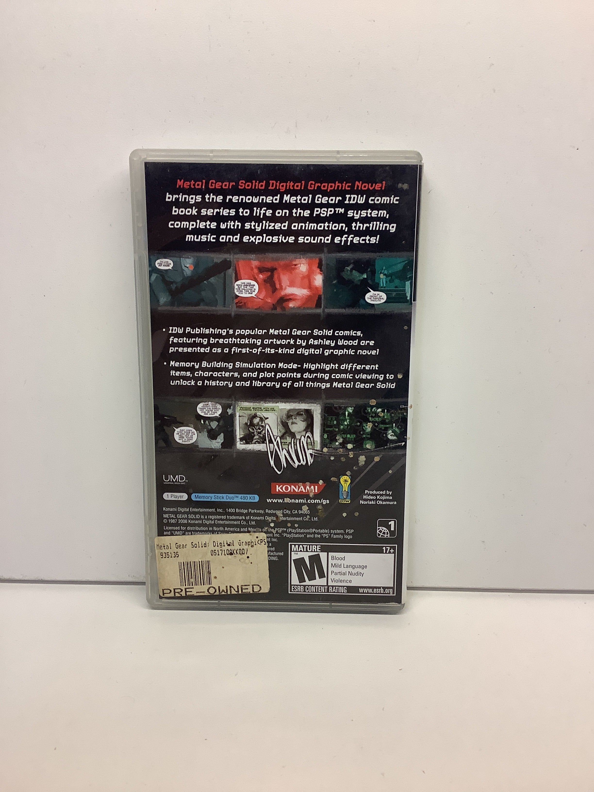 Metal Gear Solid Digital Graphic Novel - PSP - Image 2