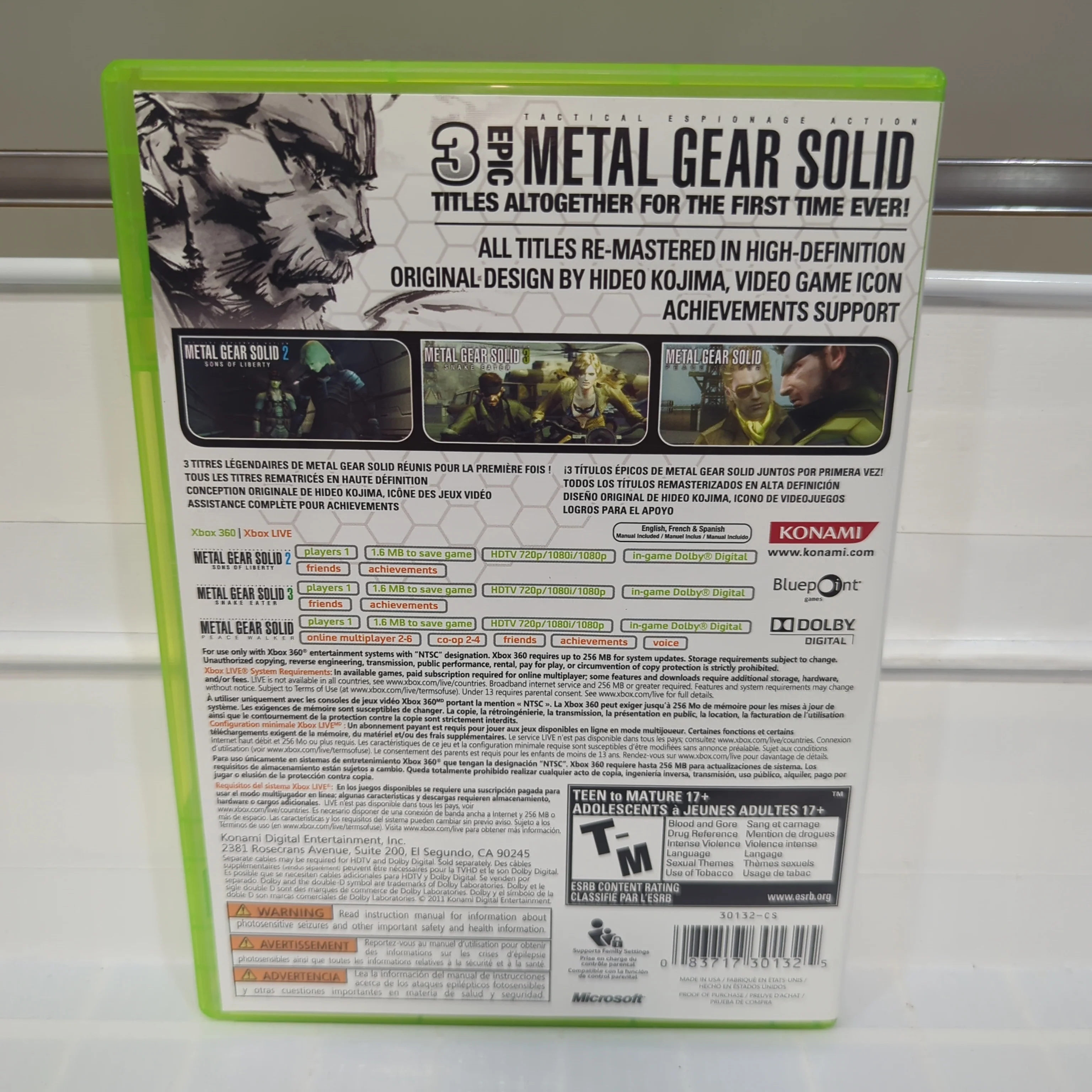 Metal Gear Solid HD Collection - Xbox 360 - Image 2