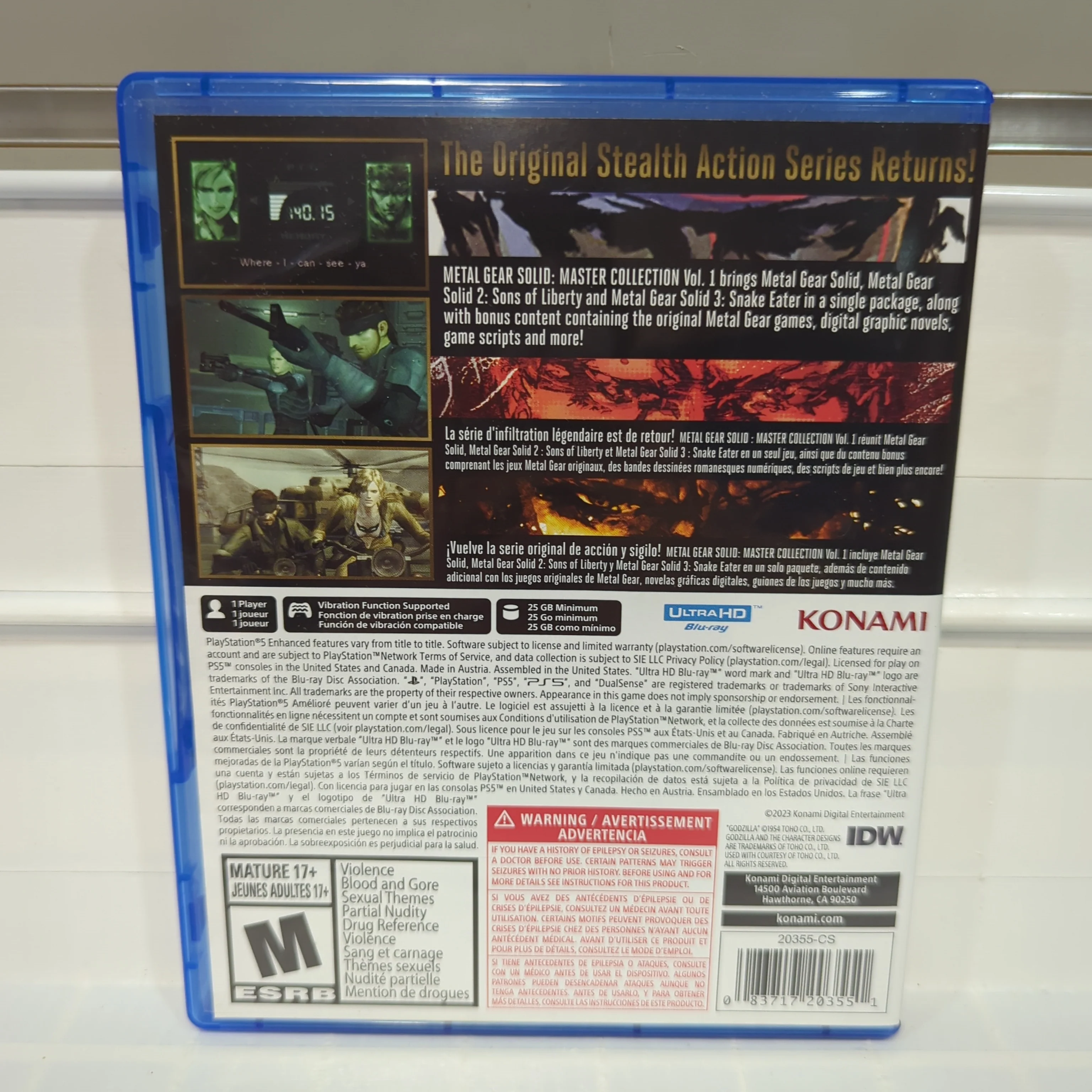 Metal Gear Solid: Master Collection Vol. 1 - Playstation 5 - Image 2