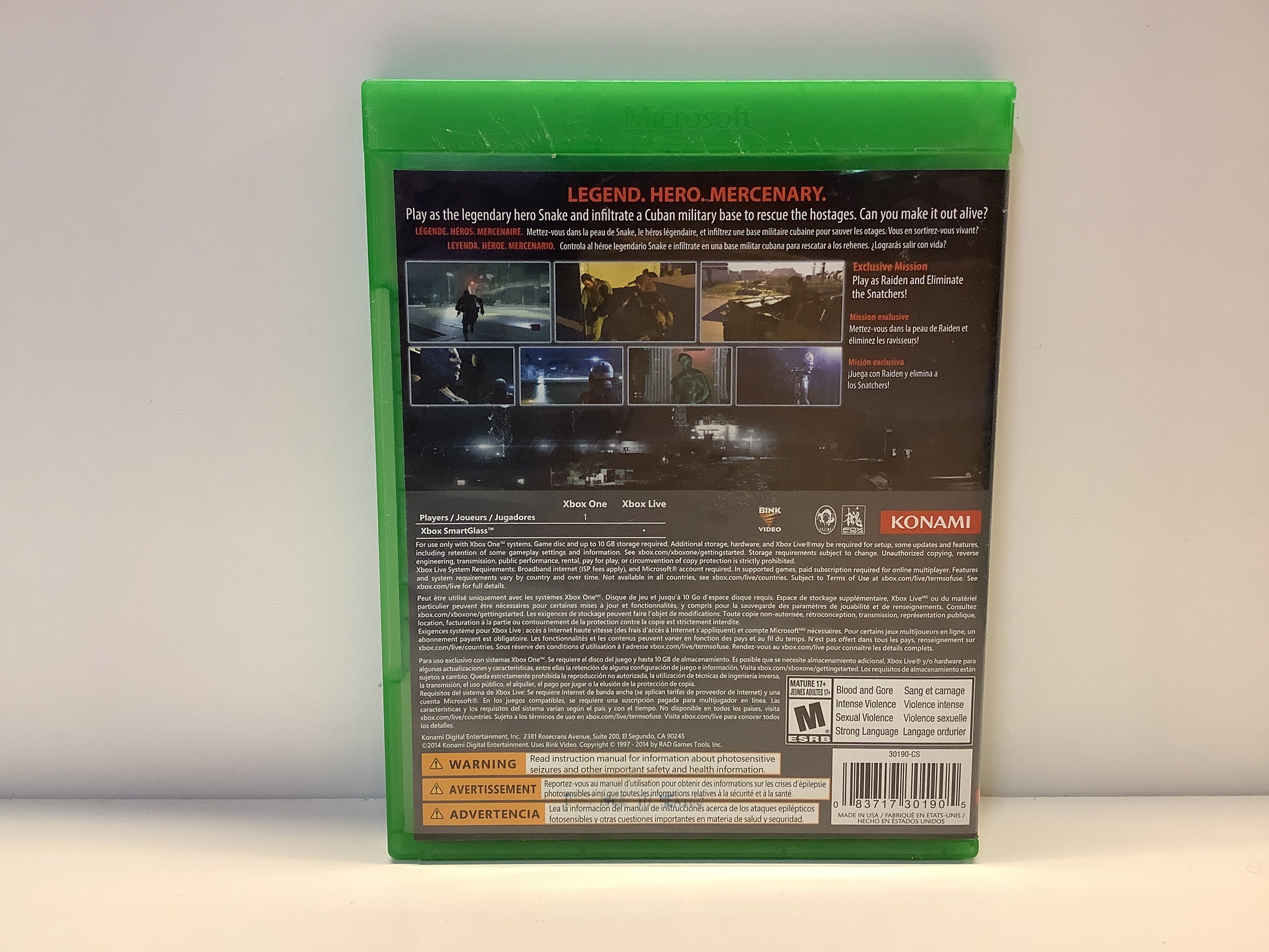 Metal Gear Solid V: Ground Zeroes - Xbox One - Image 2