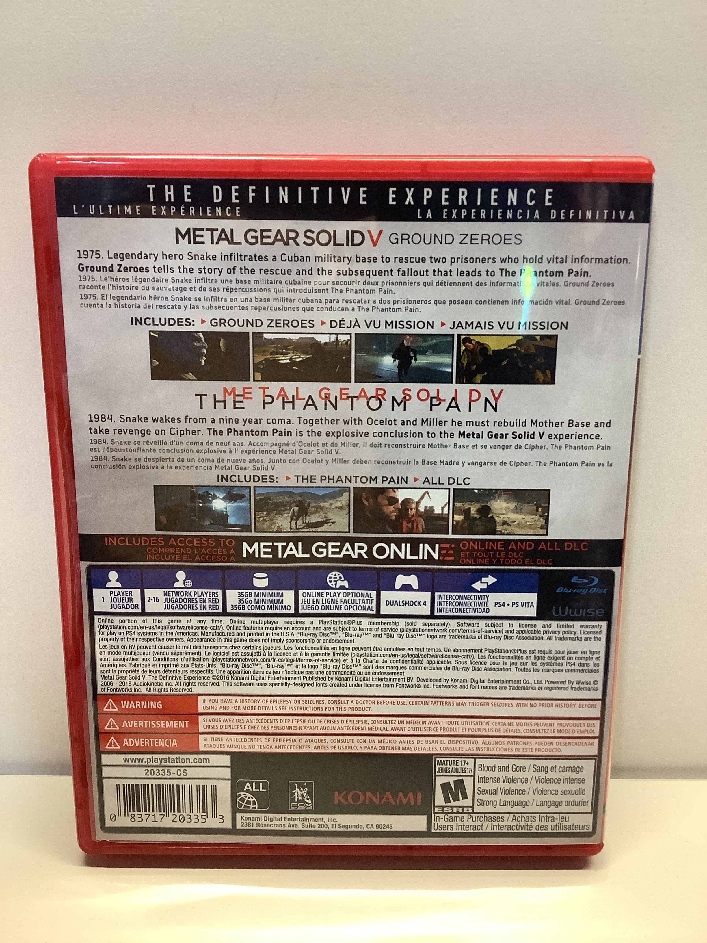 Metal Gear Solid V The Definitive Experience [Playstation Hits] - Playstation 4 - Image 2
