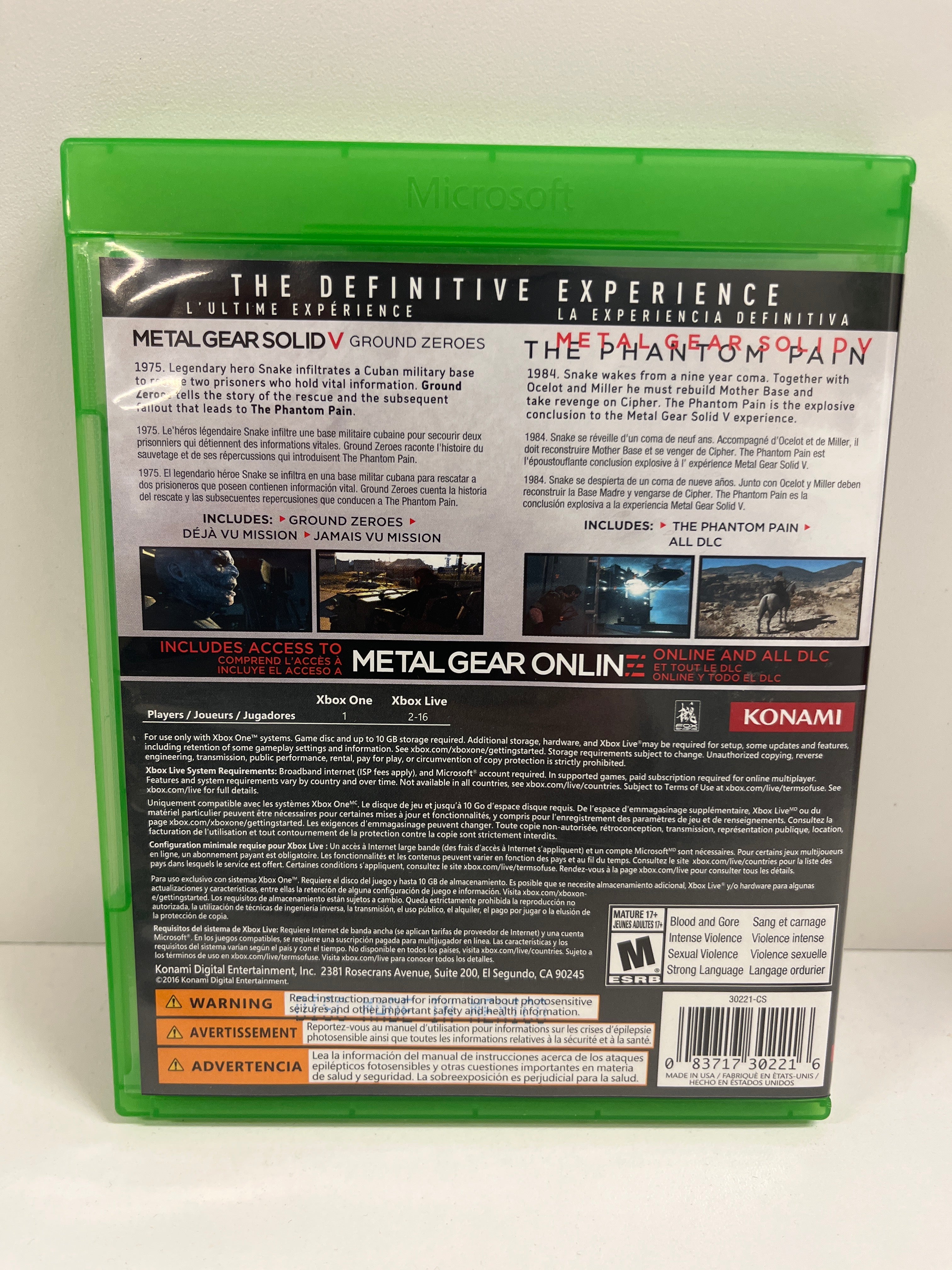 Metal Gear Solid V The Definitive Experience - Xbox One - Image 2