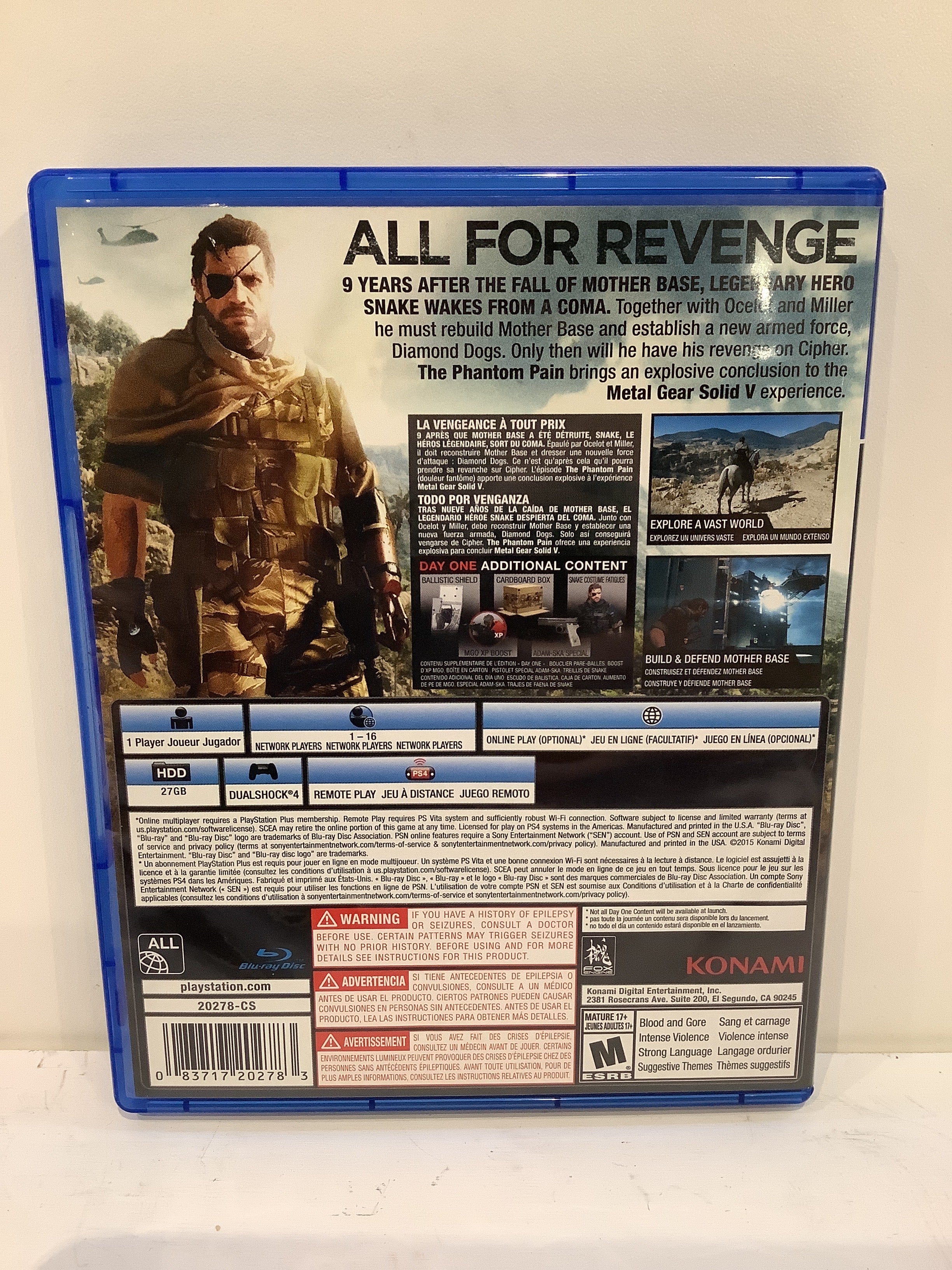Metal Gear Solid V: The Phantom Pain [Day One] - Playstation 4 - Image 2