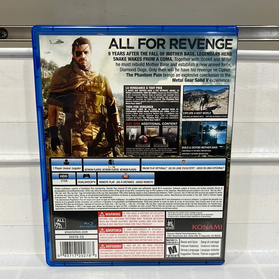 Metal Gear Solid V: The Phantom Pain - Playstation 4 - Image 2