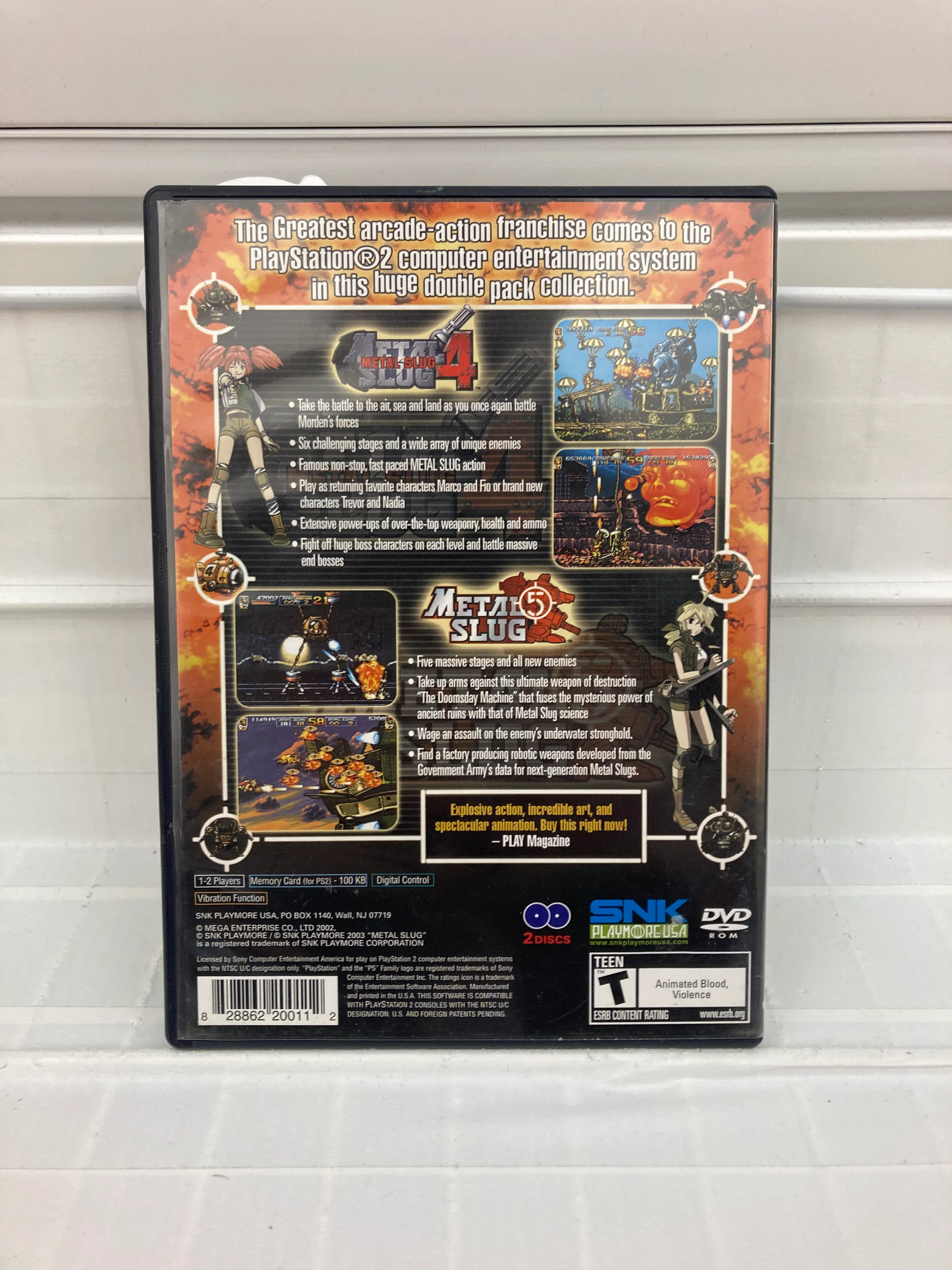 Metal Slug 4 & 5 - Playstation 2 - Image 2