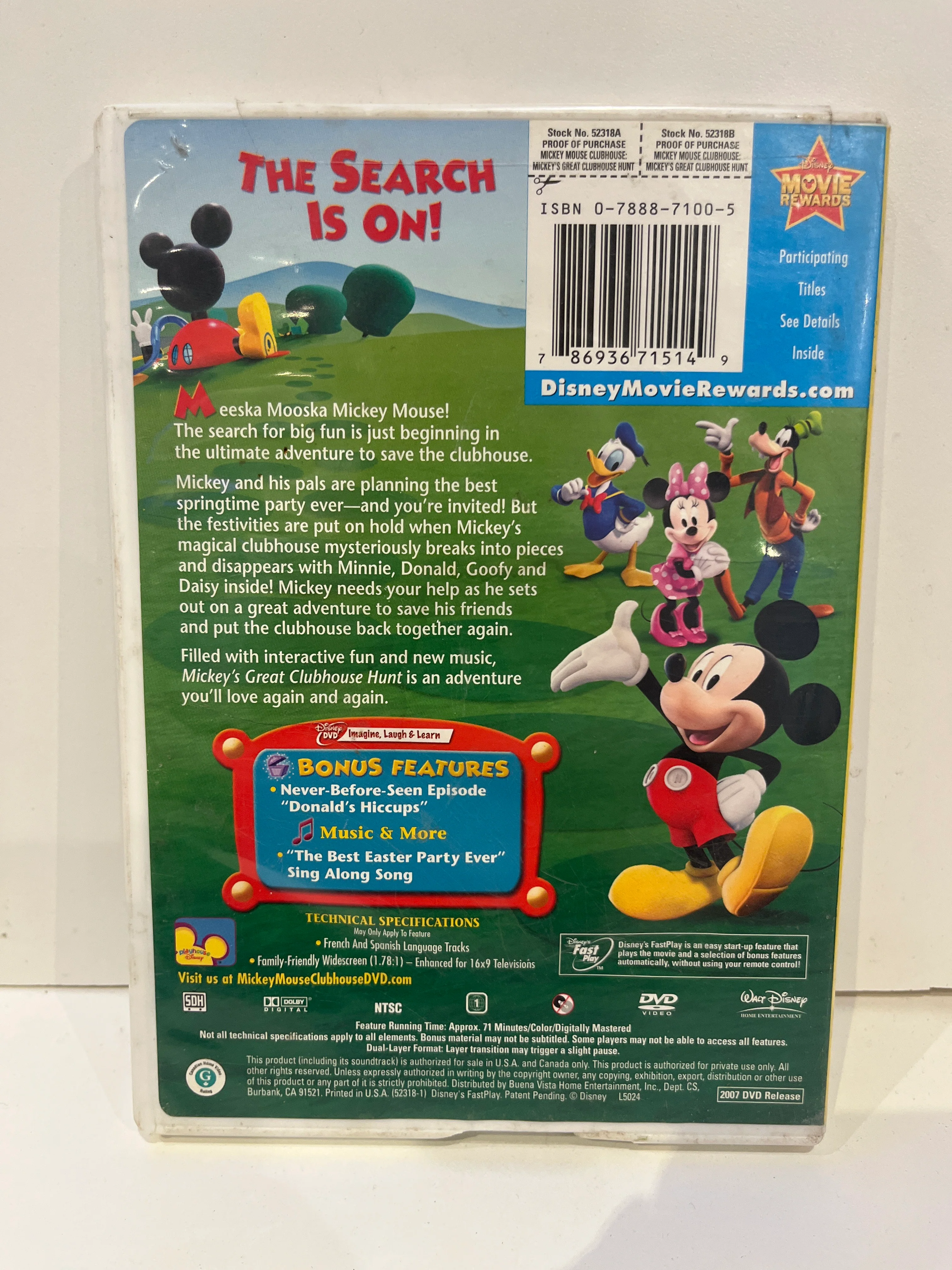 Mickey Mouse Clubhouse: Mickey's Great Clubhouse Hunt - DVD - Image 2