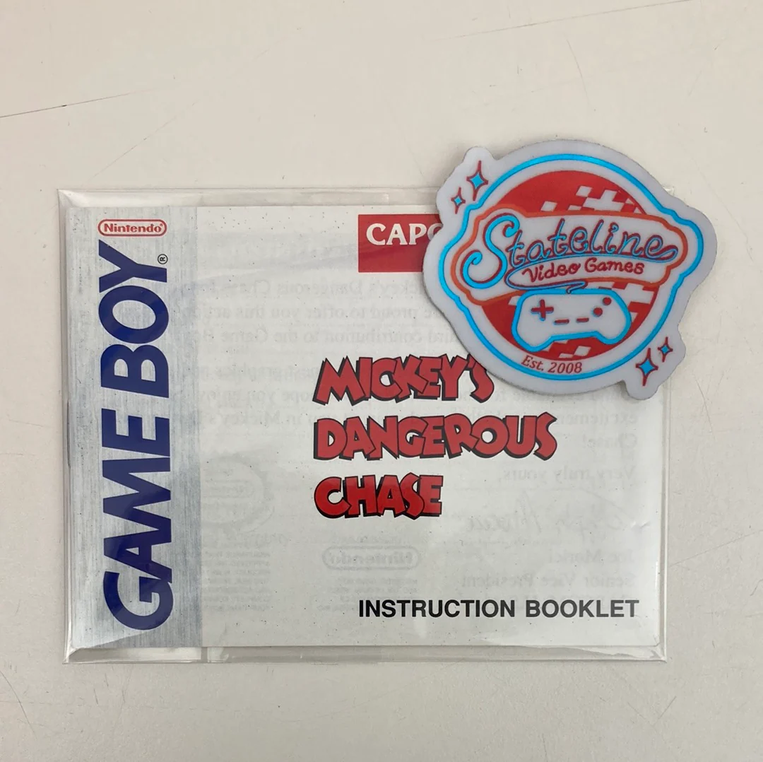 Mickey's Dangerous Chase - GameBoy