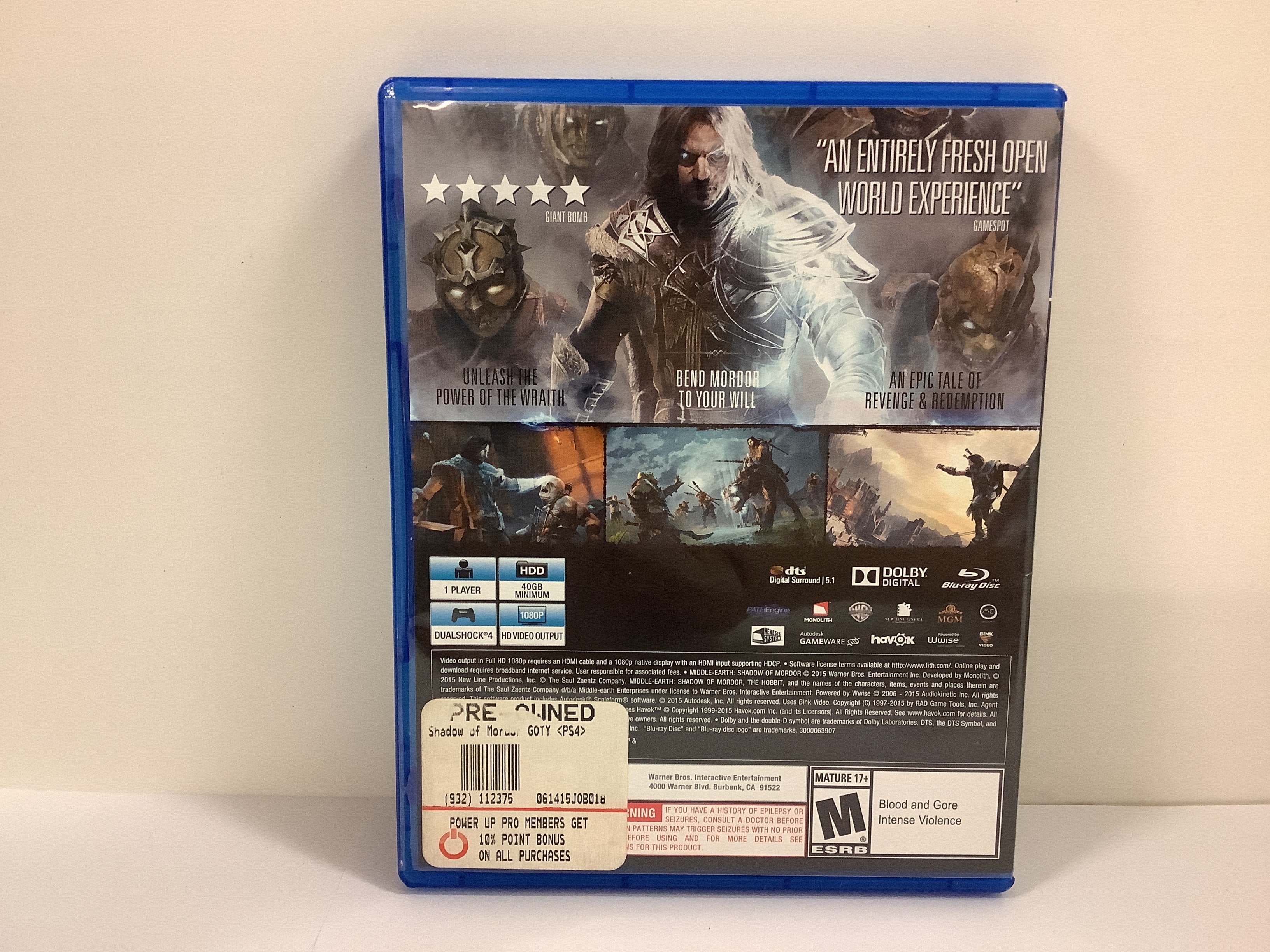 Middle Earth: Shadow of Mordor [Game of the Year] - Playstation 4 - Image 2