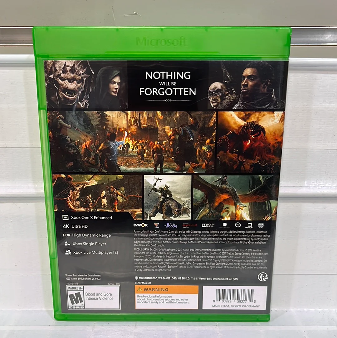 Middle Earth: Shadow of War - Xbox One - Image 2