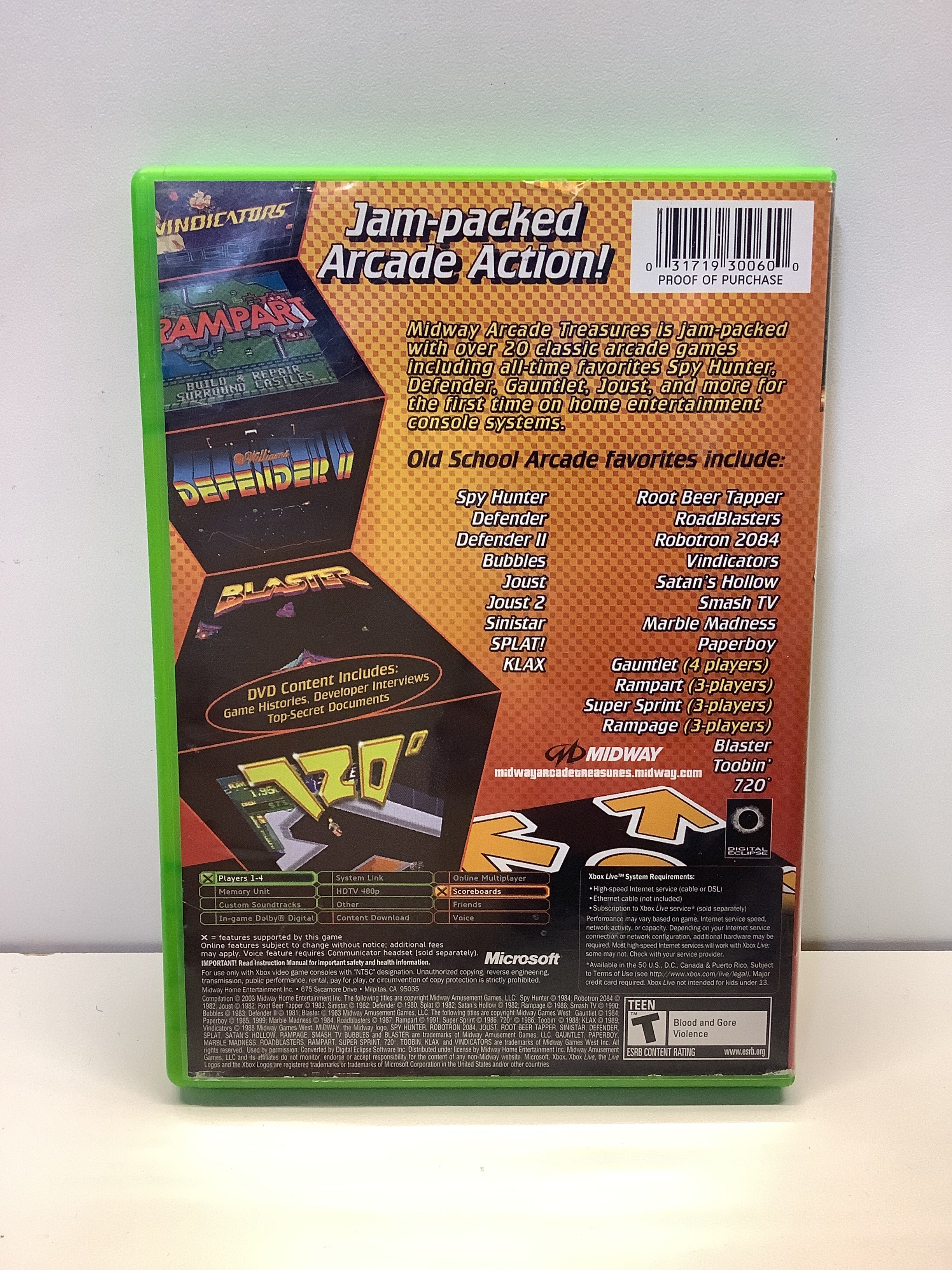 Midway Arcade Treasures 1 - Xbox - Image 2