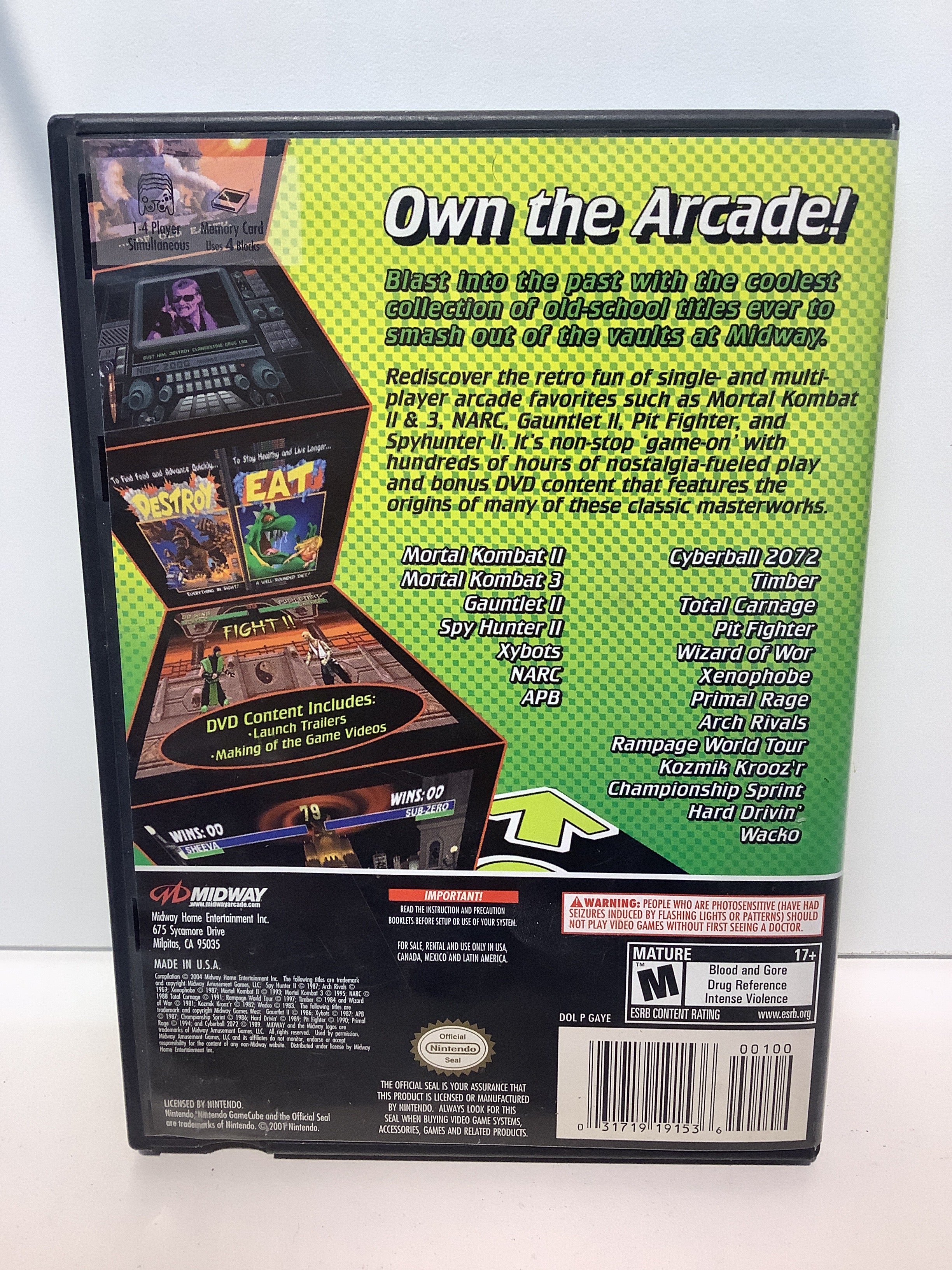Midway Arcade Treasures 2 - Gamecube - Image 2
