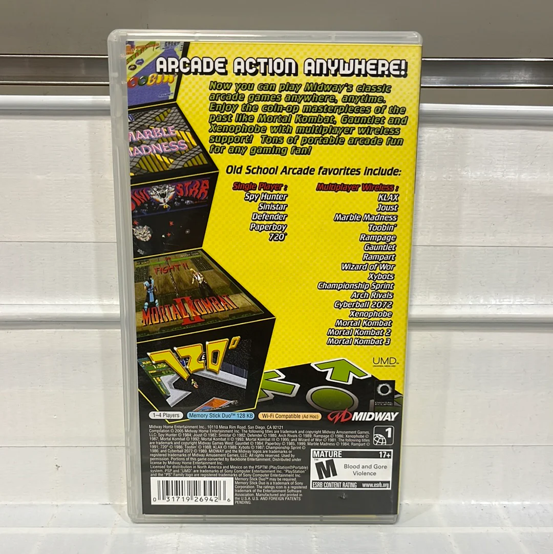 Midway Arcade Treasures Extended Play - PSP - Image 2