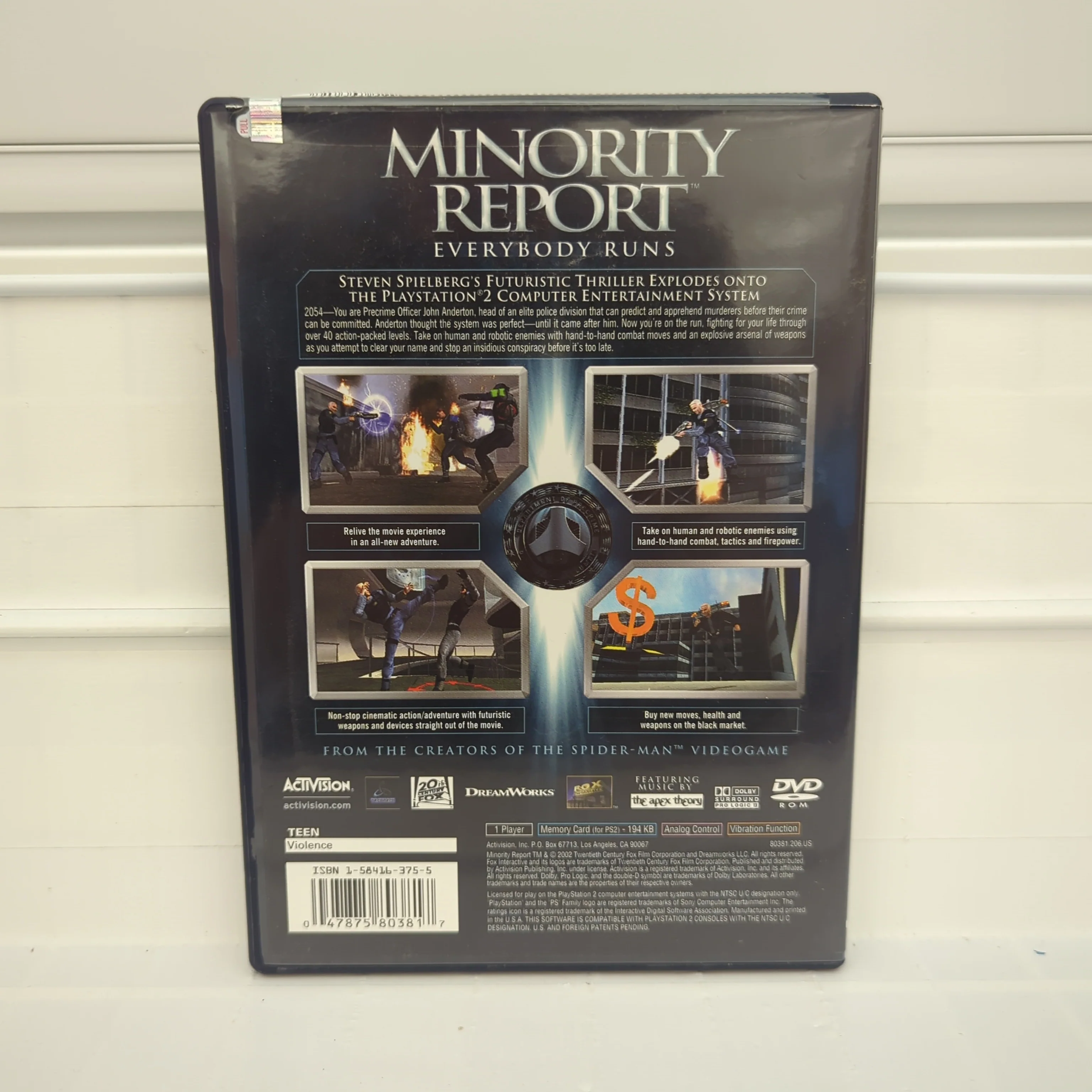 Minority Report - Playstation 2 - Image 2