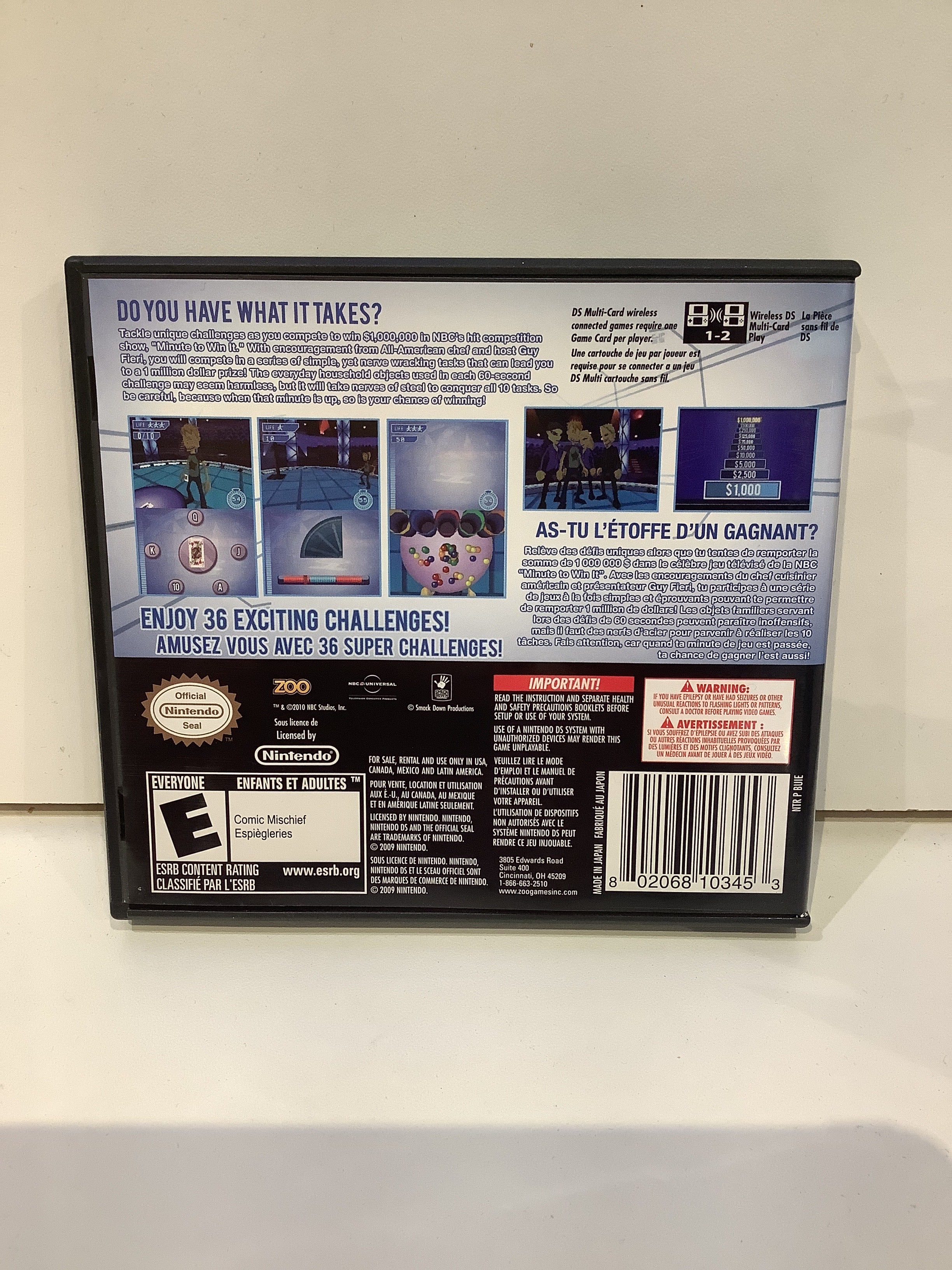 Minute to Win It - Nintendo DS - Image 2
