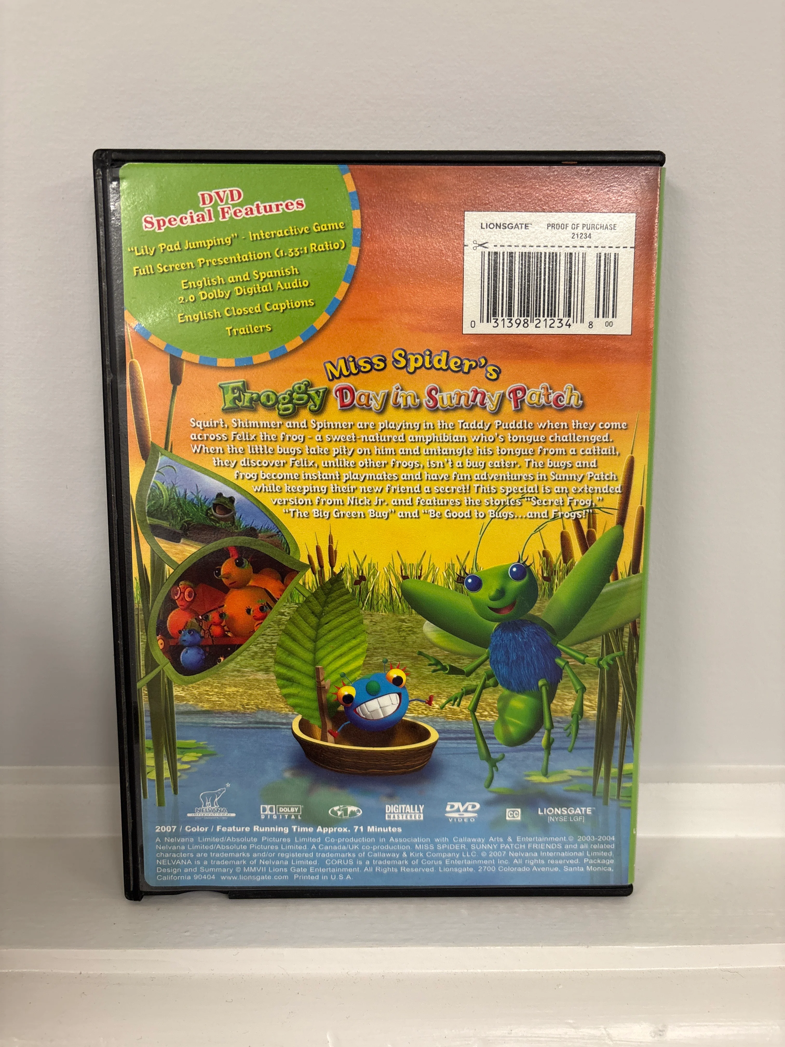 Miss Spider's Froggy Day in Sunny Patch - DVD - Image 2