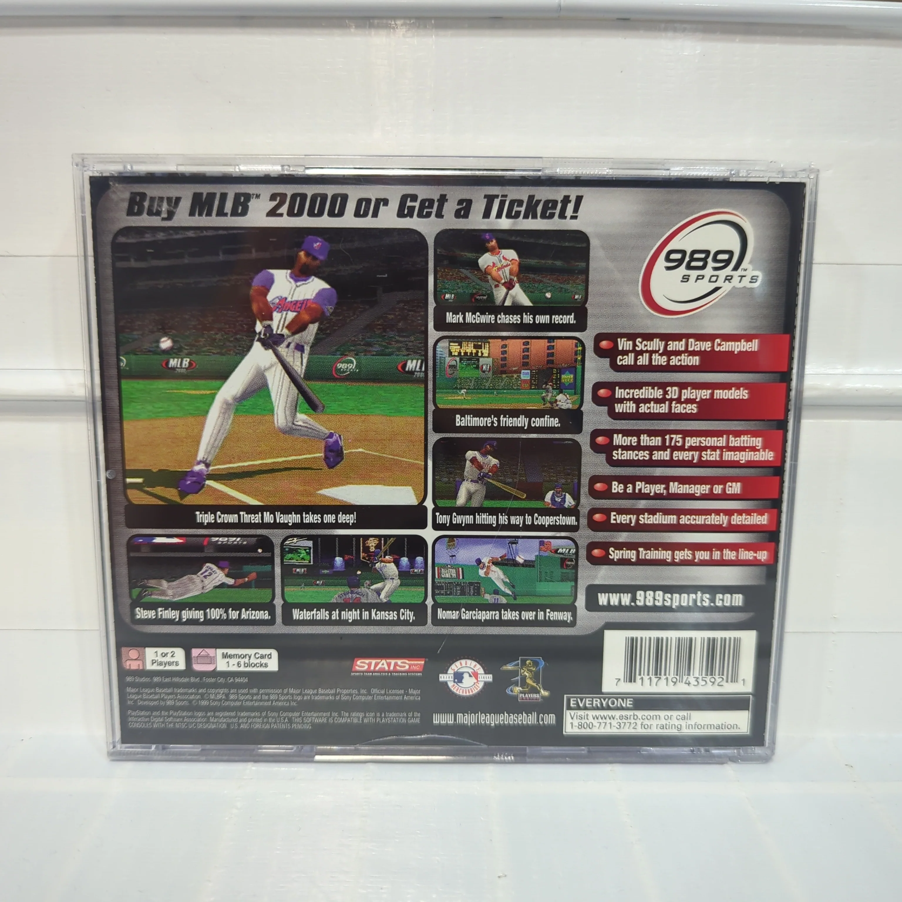 MLB 2000 - Playstation - Image 2