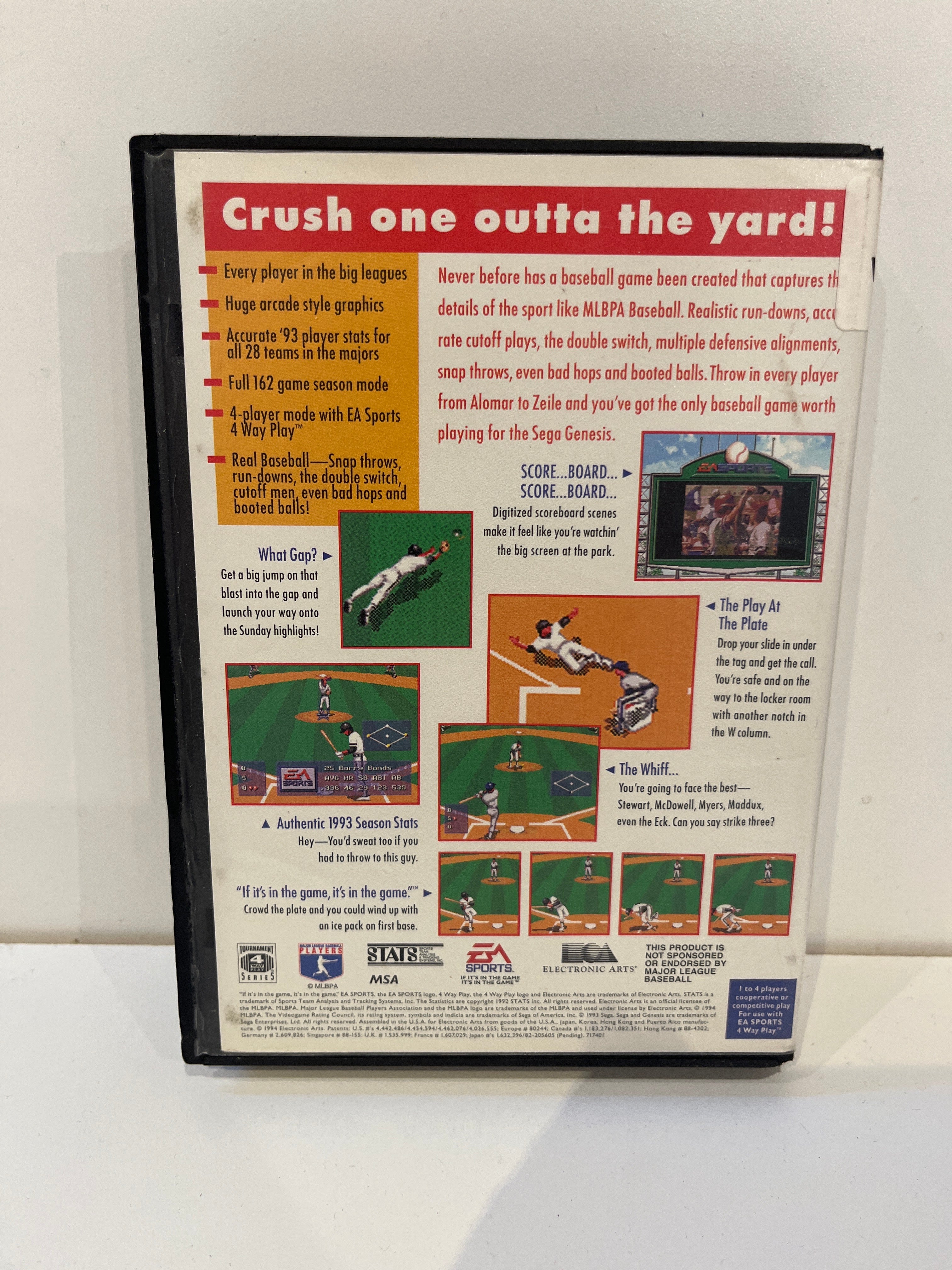 MLBPA Baseball - Sega Genesis - Image 2