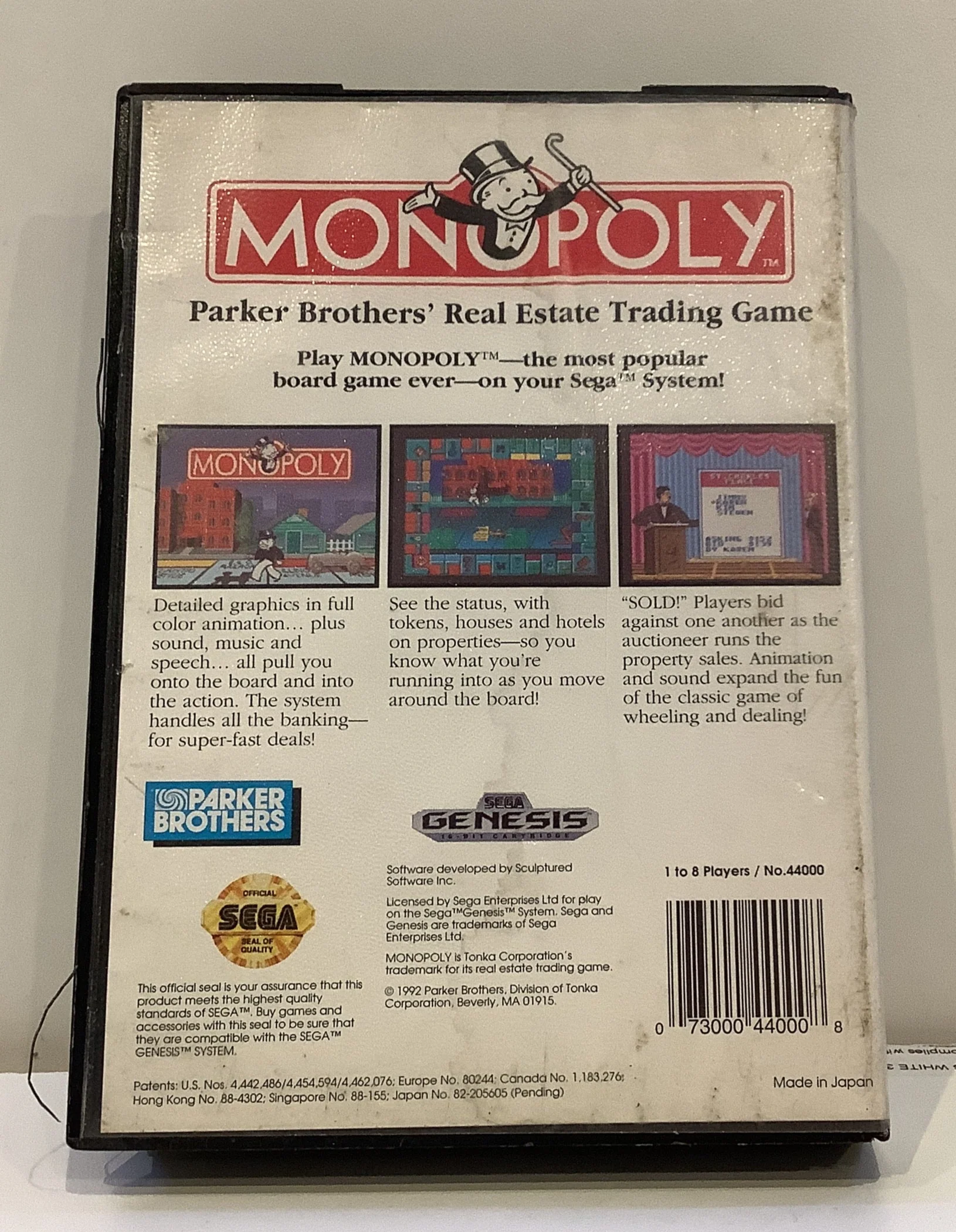 Monopoly - Sega Genesis - Image 2