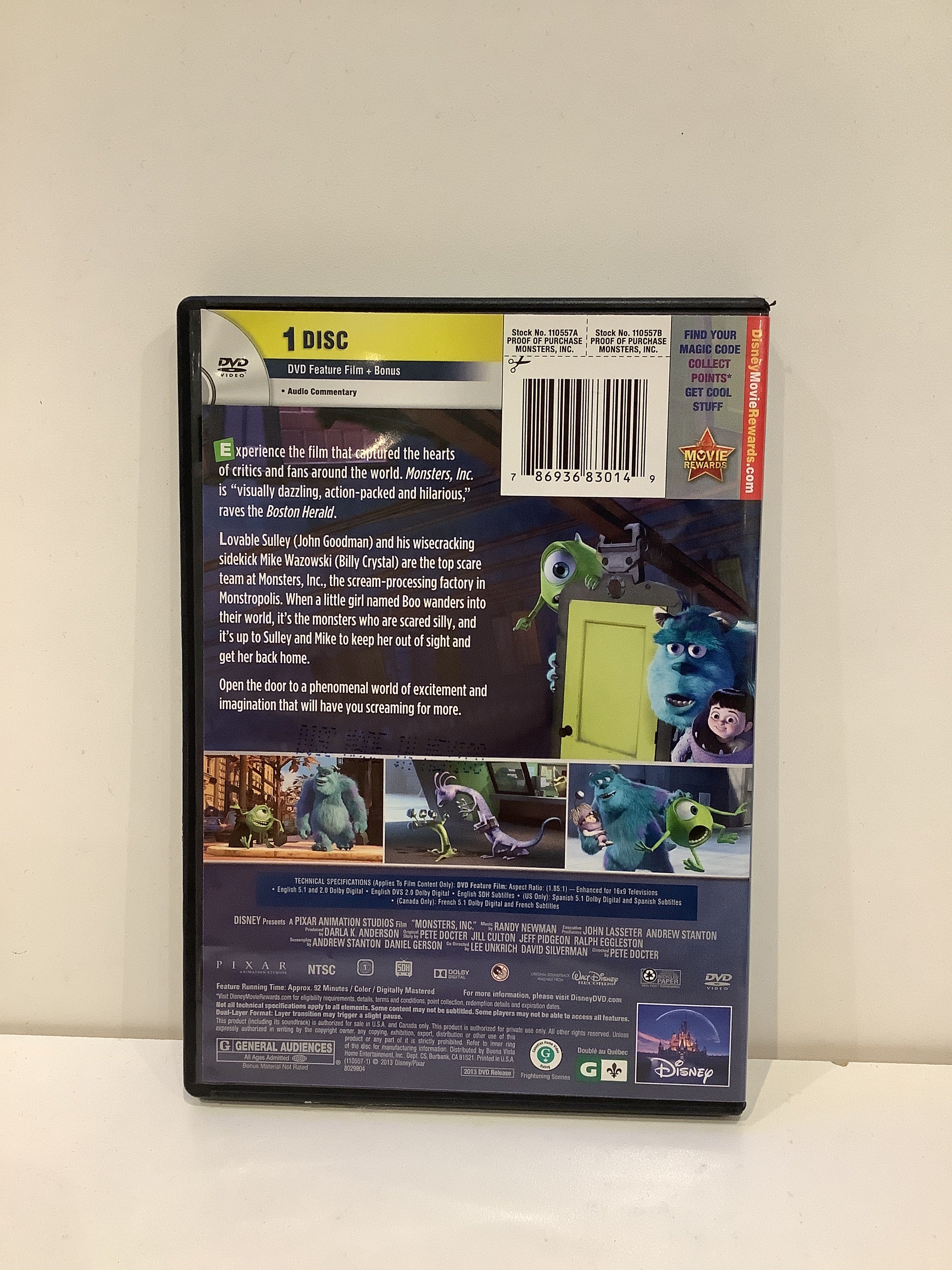 Monster's Inc. - DVD - Image 2