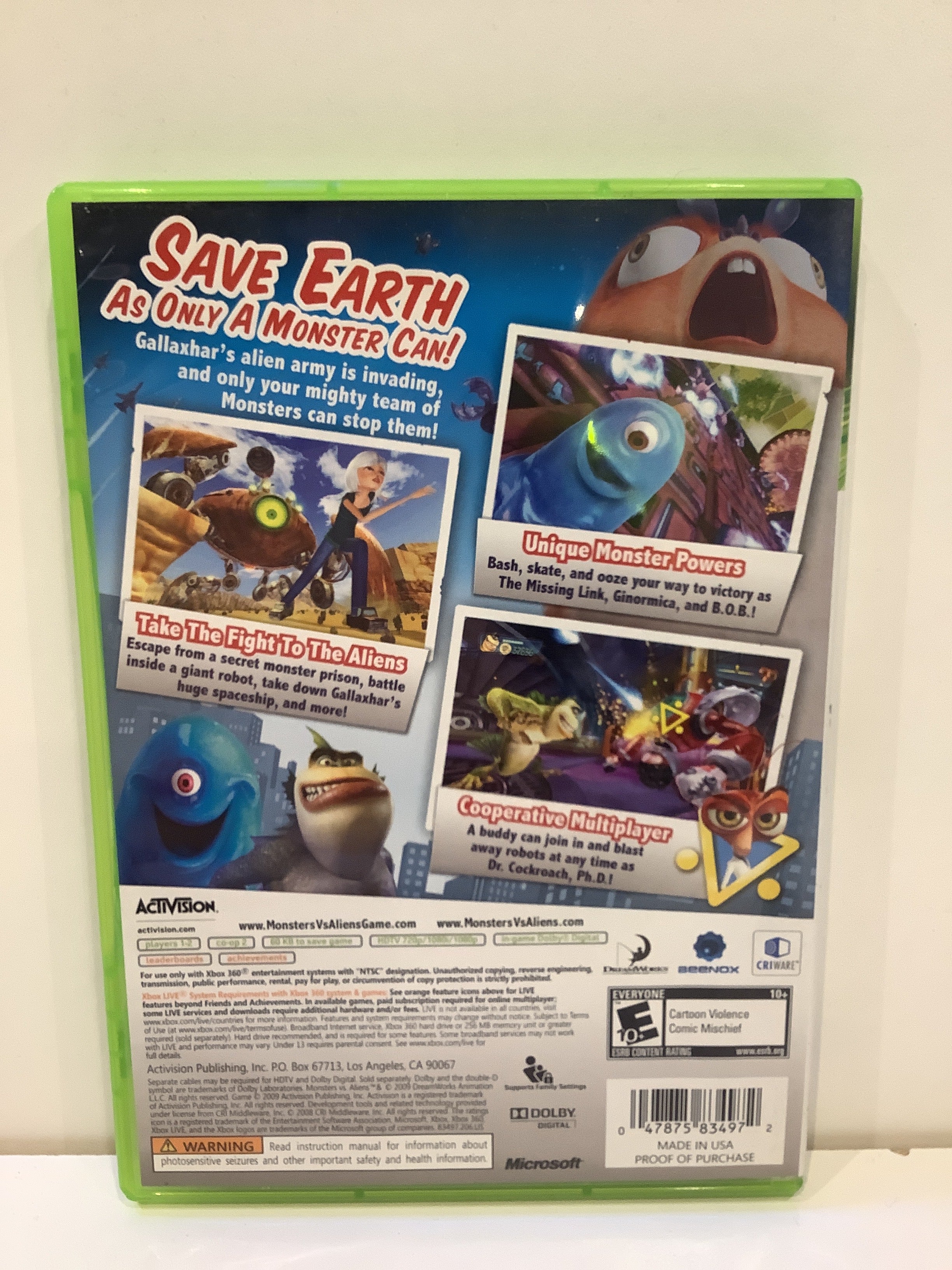 Monsters vs. Aliens - Xbox 360 - Image 2