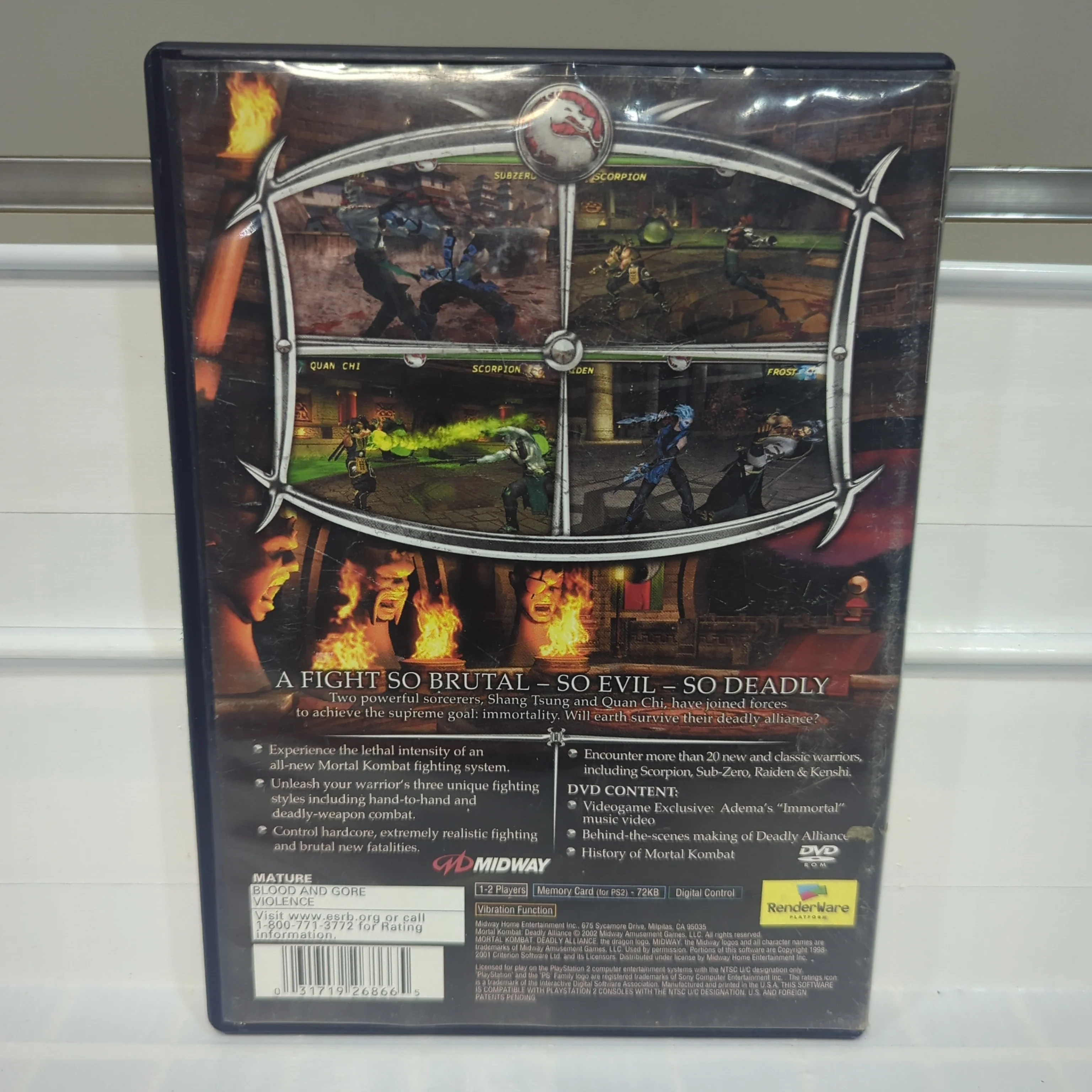 Mortal Kombat Deadly Alliance - Playstation 2 - Image 2