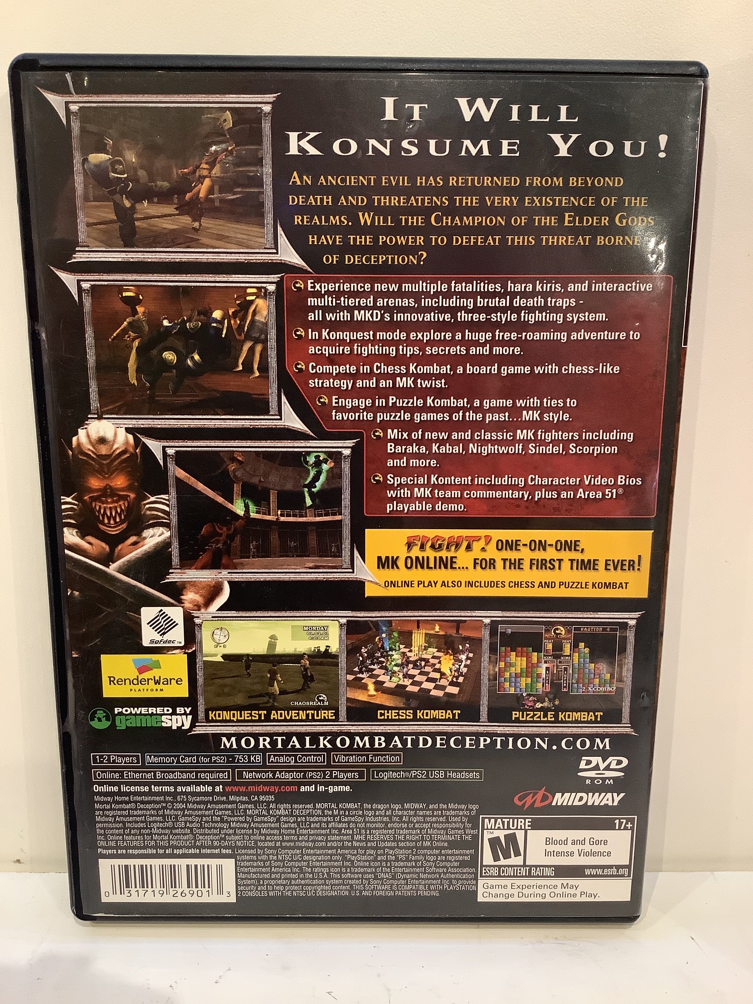 Mortal Kombat Deception - Playstation 2 - Image 2