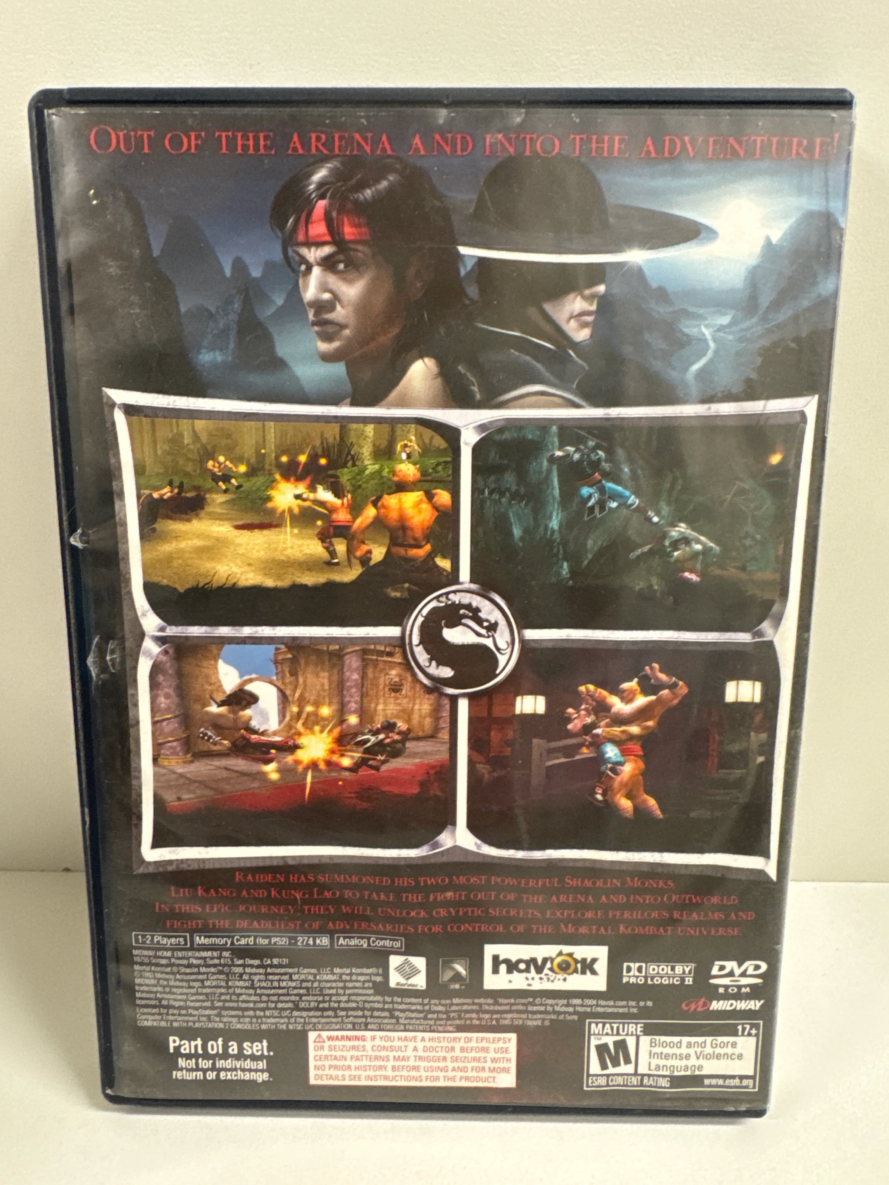 Mortal Kombat Shaolin Monks - Playstation 2 - Image 2