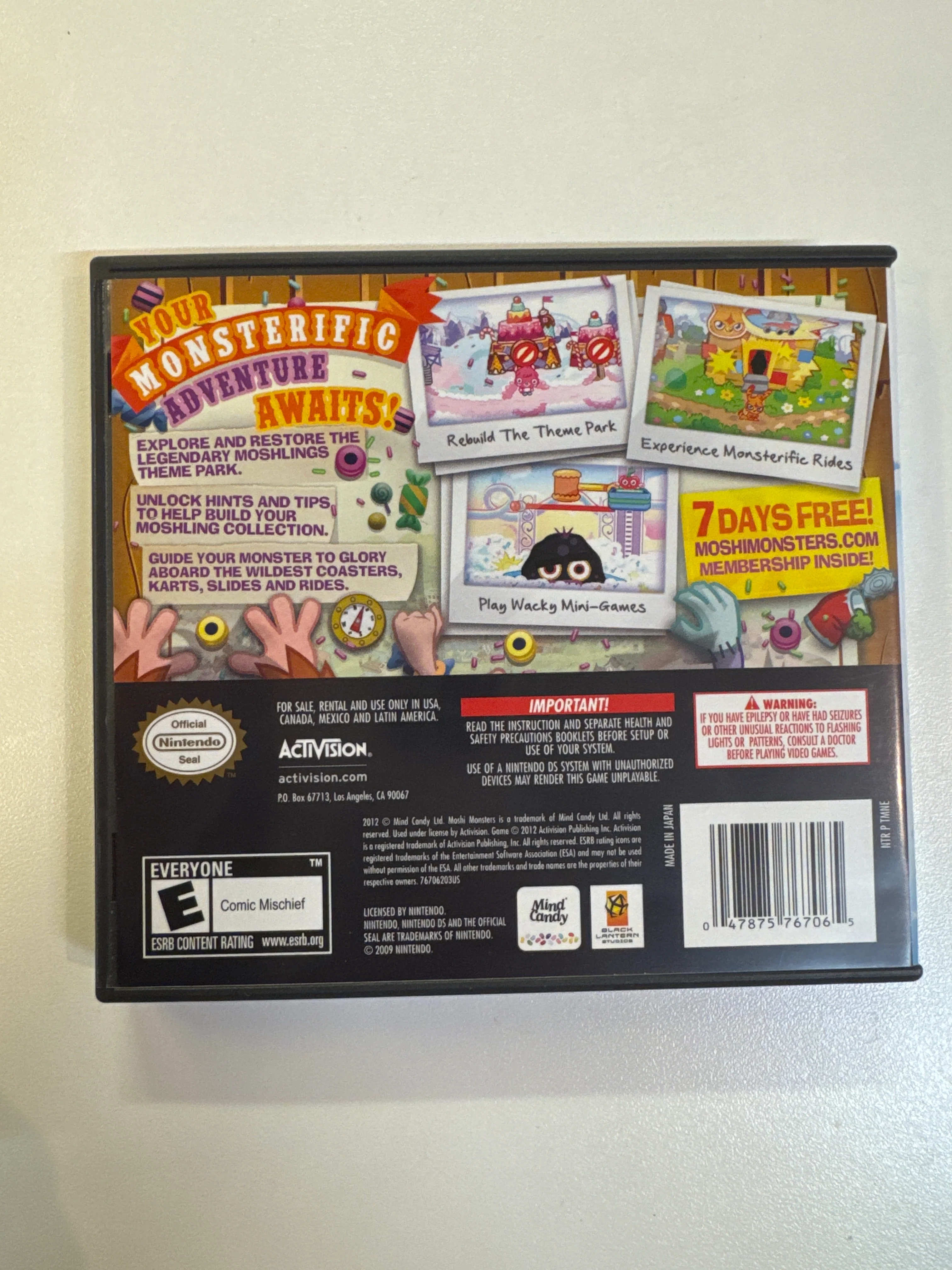Moshi Monsters: Moshlings Theme Park - Nintendo DS - Image 3
