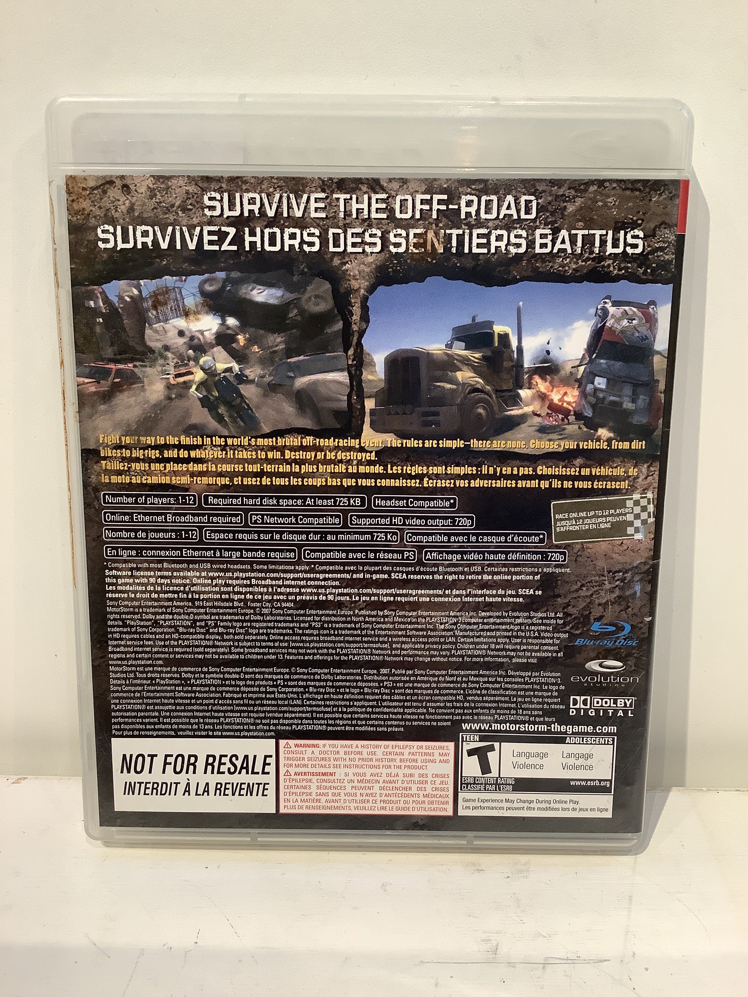 Motorstorm [Not For Resale] - Playstation 3 - Image 2