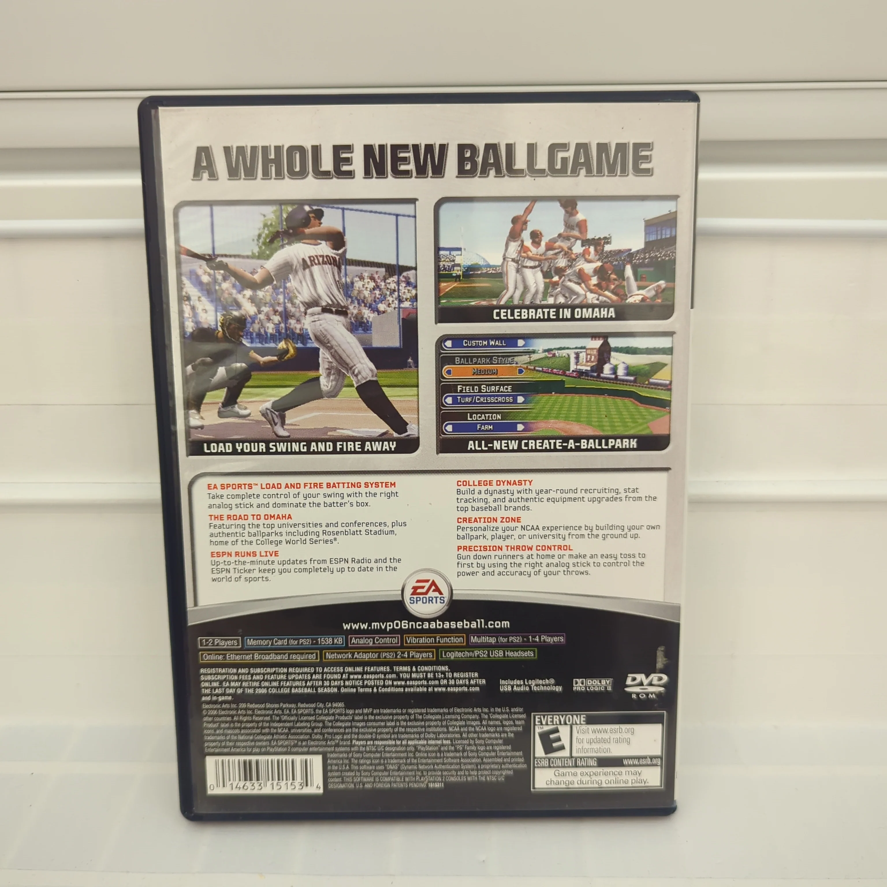 MVP NCAA Baseball 2006 - Playstation 2 - Image 2