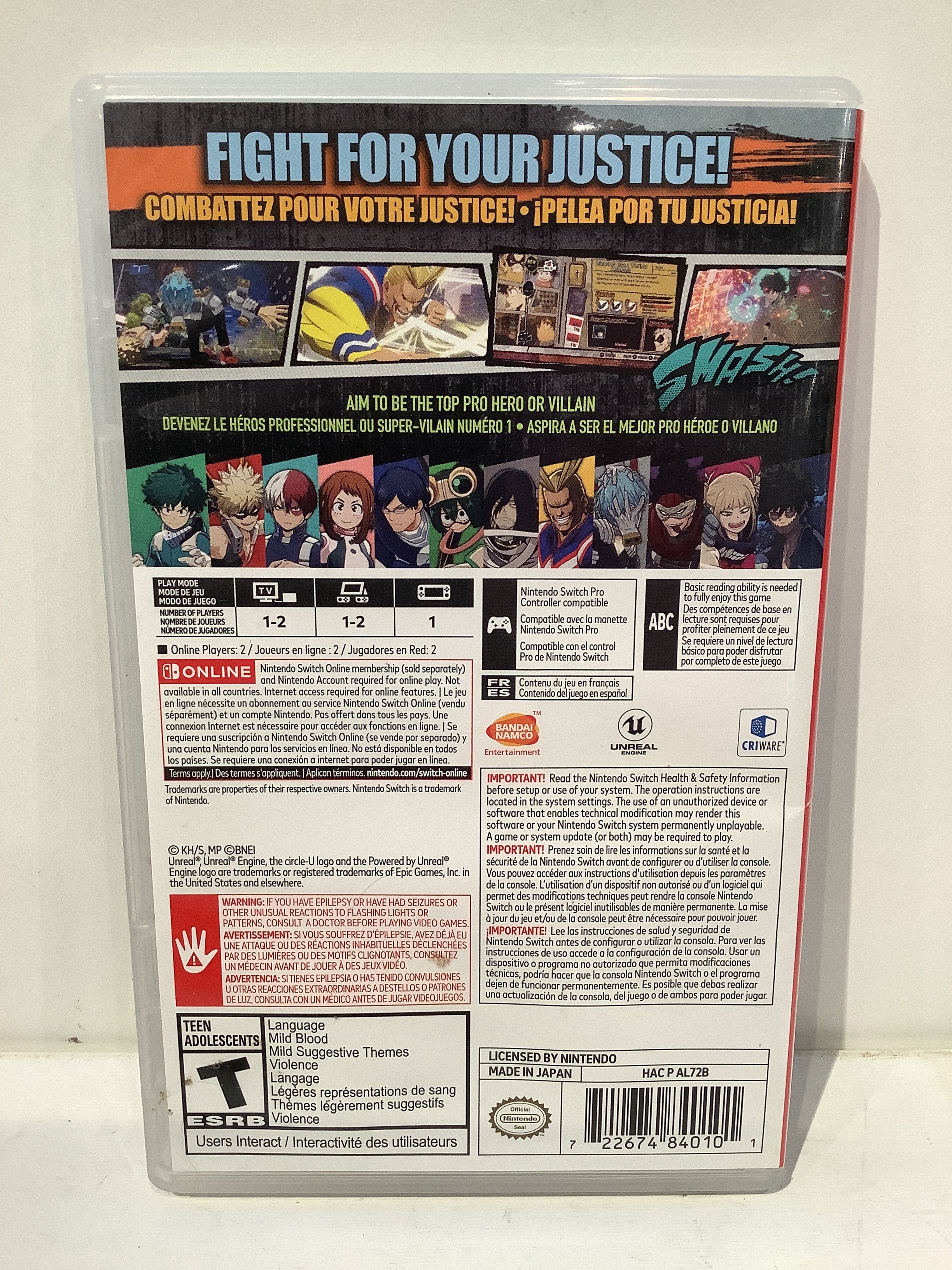 My Hero One's Justice - Nintendo Switch - Image 2