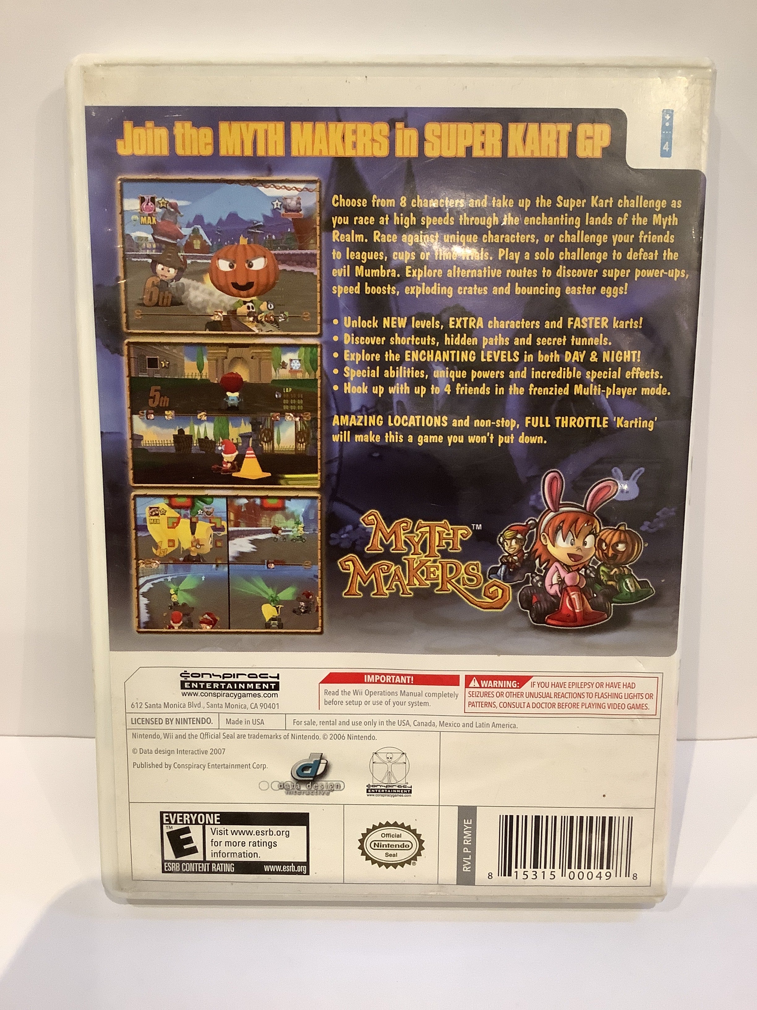 Myth Makers Super Kart GP - Wii - Image 2