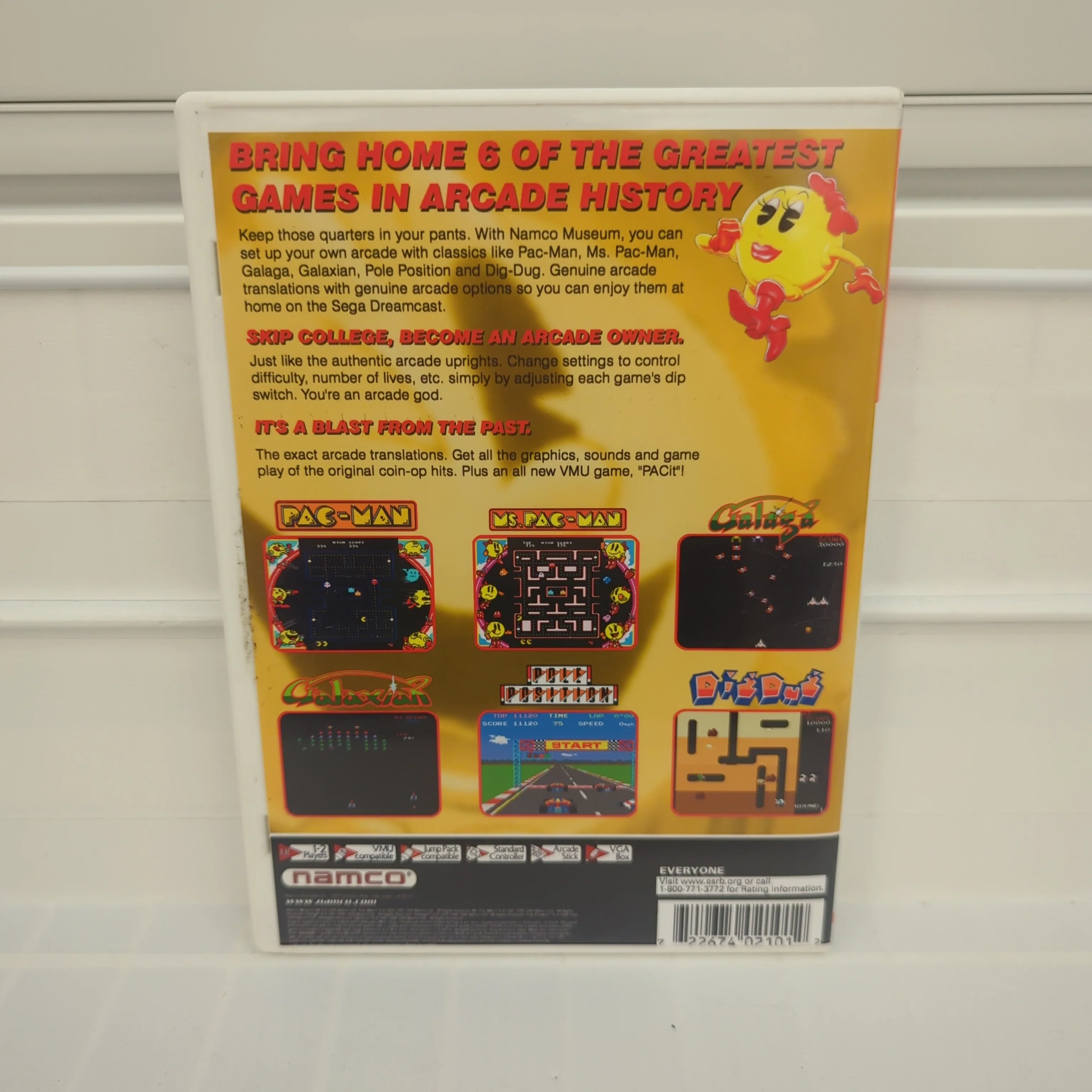 Namco Museum - Sega Dreamcast - Image 2
