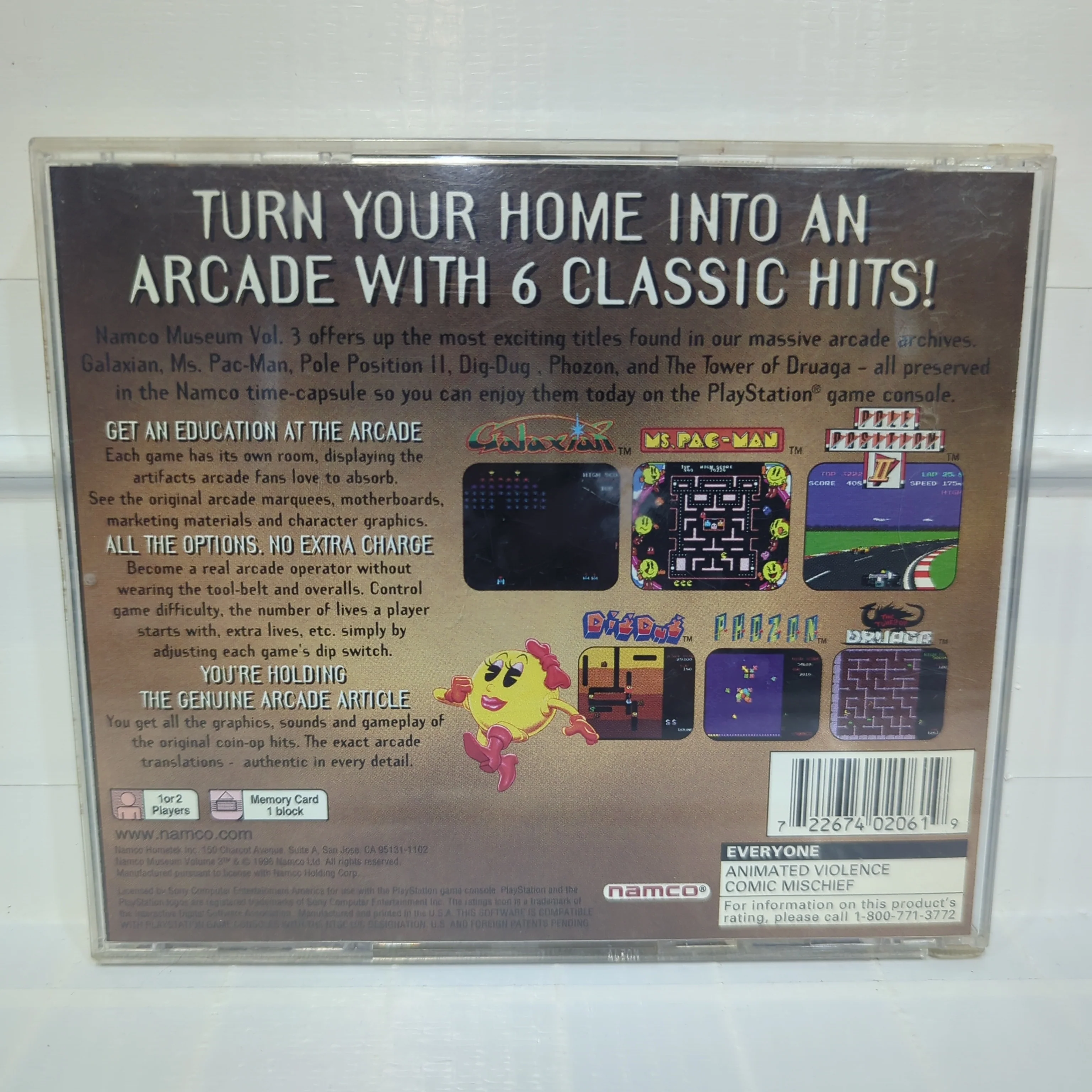 Namco Museum Volume 3 - Playstation - Image 2