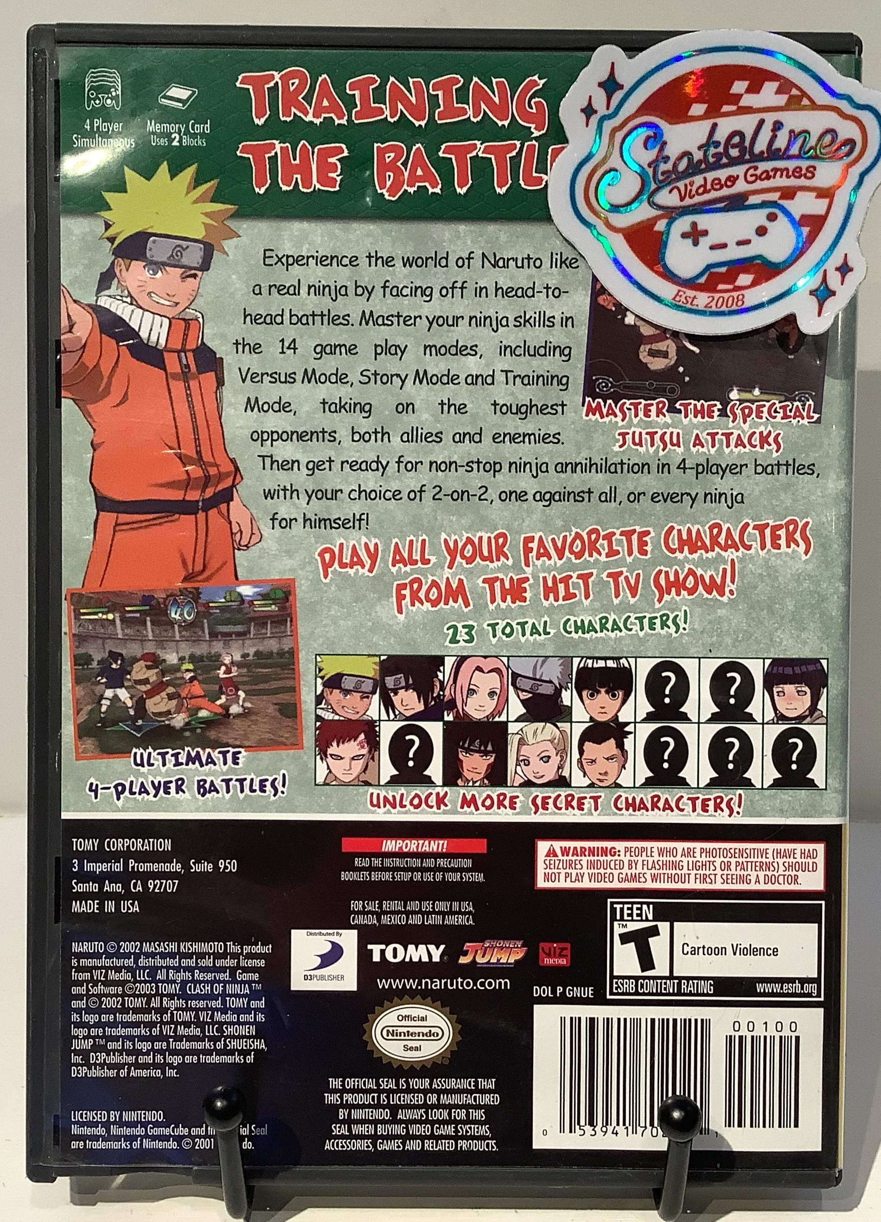 Naruto Clash of Ninja 2 [Player's Choice] - Gamecube - Image 2