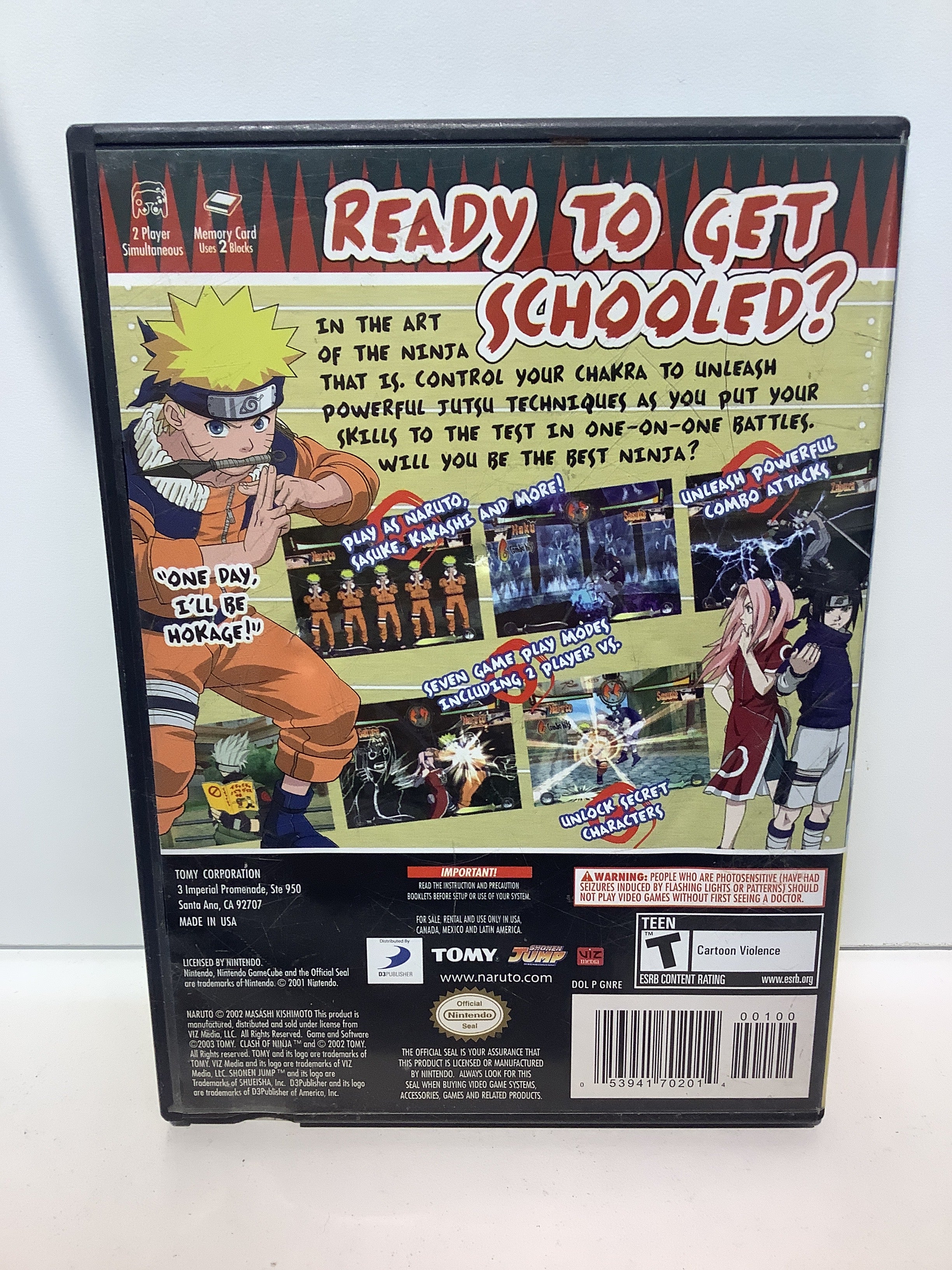 Naruto Clash of Ninja [Player's Choice] - Gamecube - Image 2